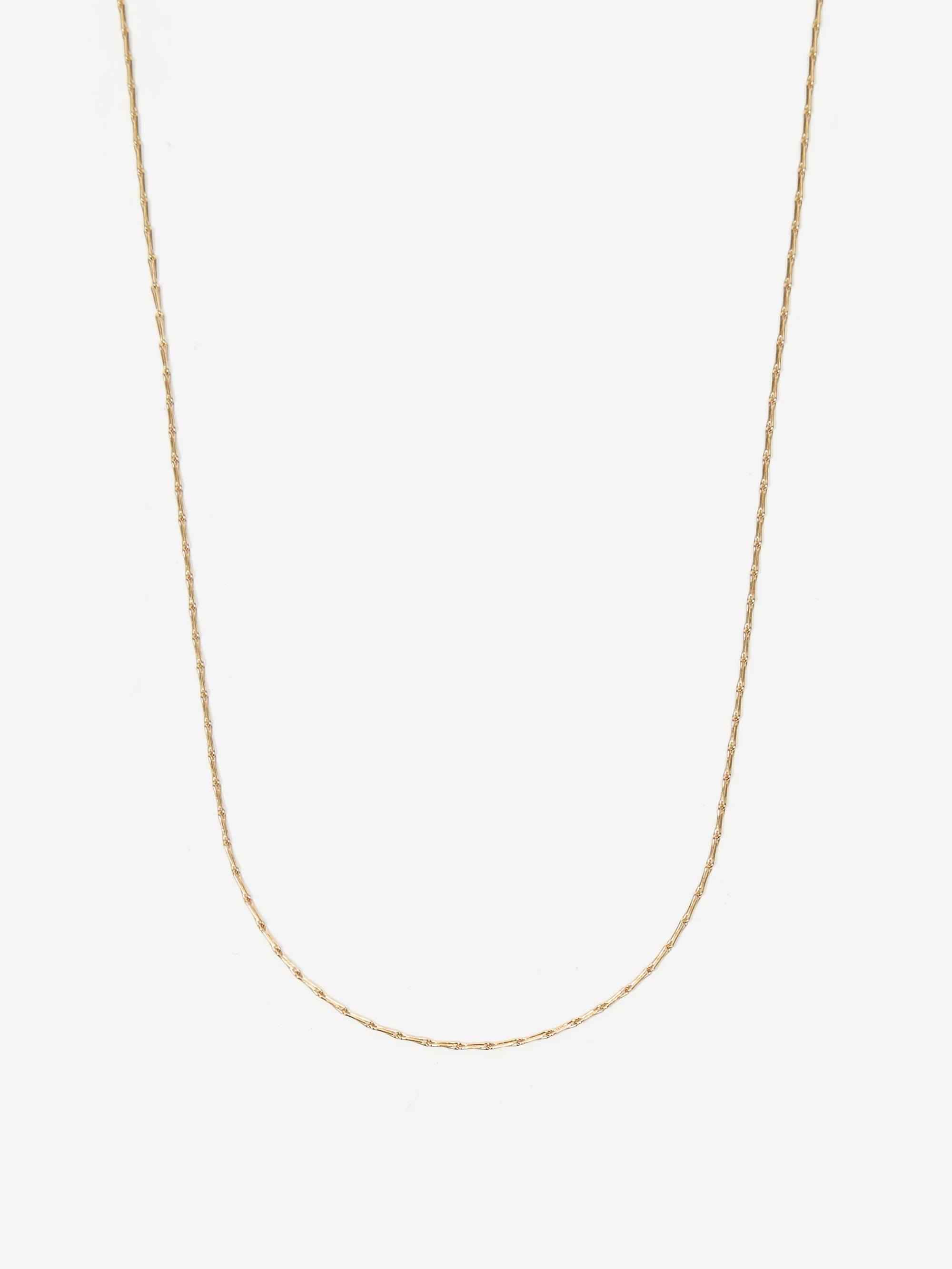 Goodhood Worldwide Hayseed Half Necklace Yellow 9ct Gold - 60cm