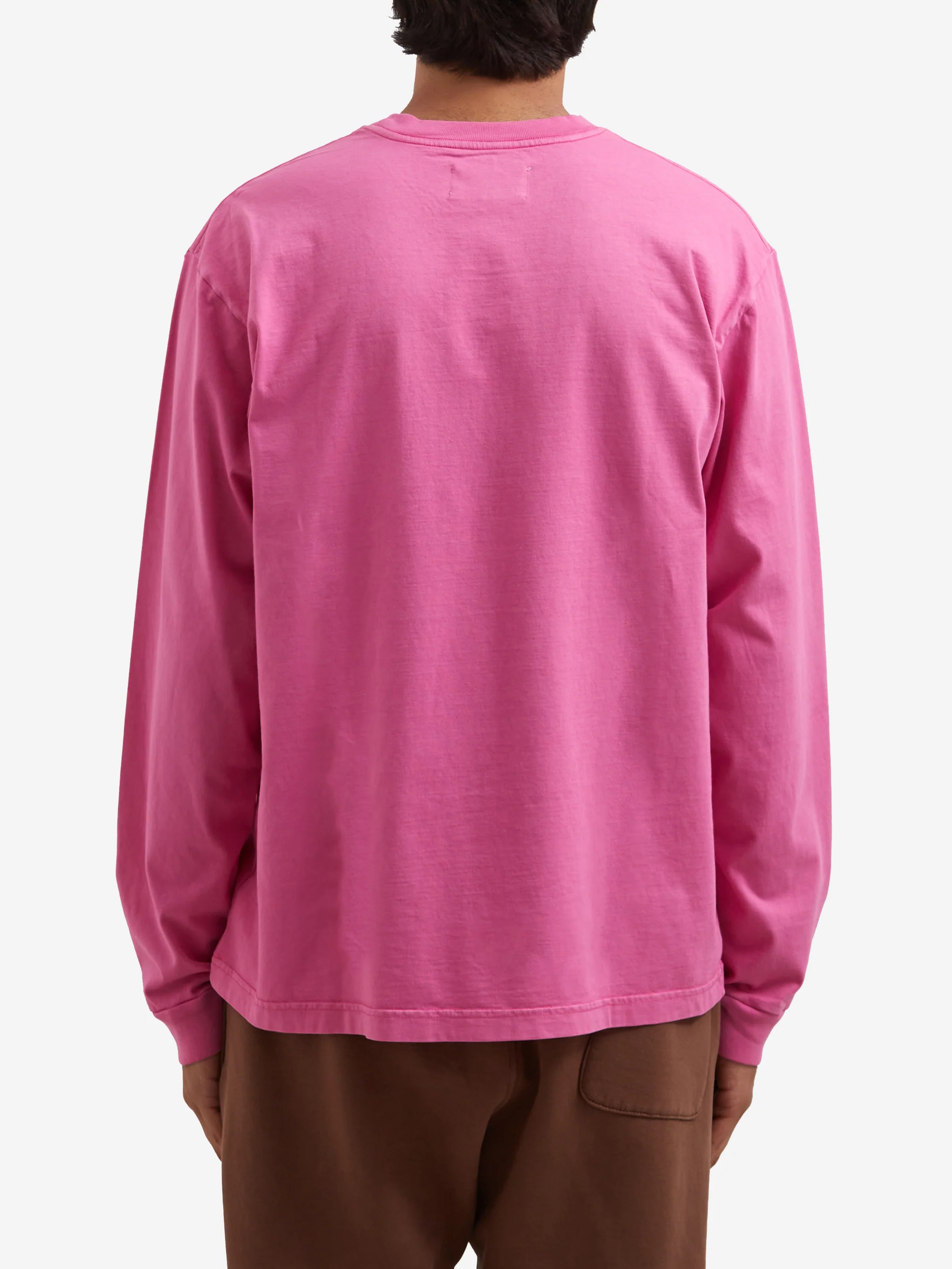 Goodhood Worldwide Long Sleeve G Pocket T-Shirt - Fuschia - Image 9