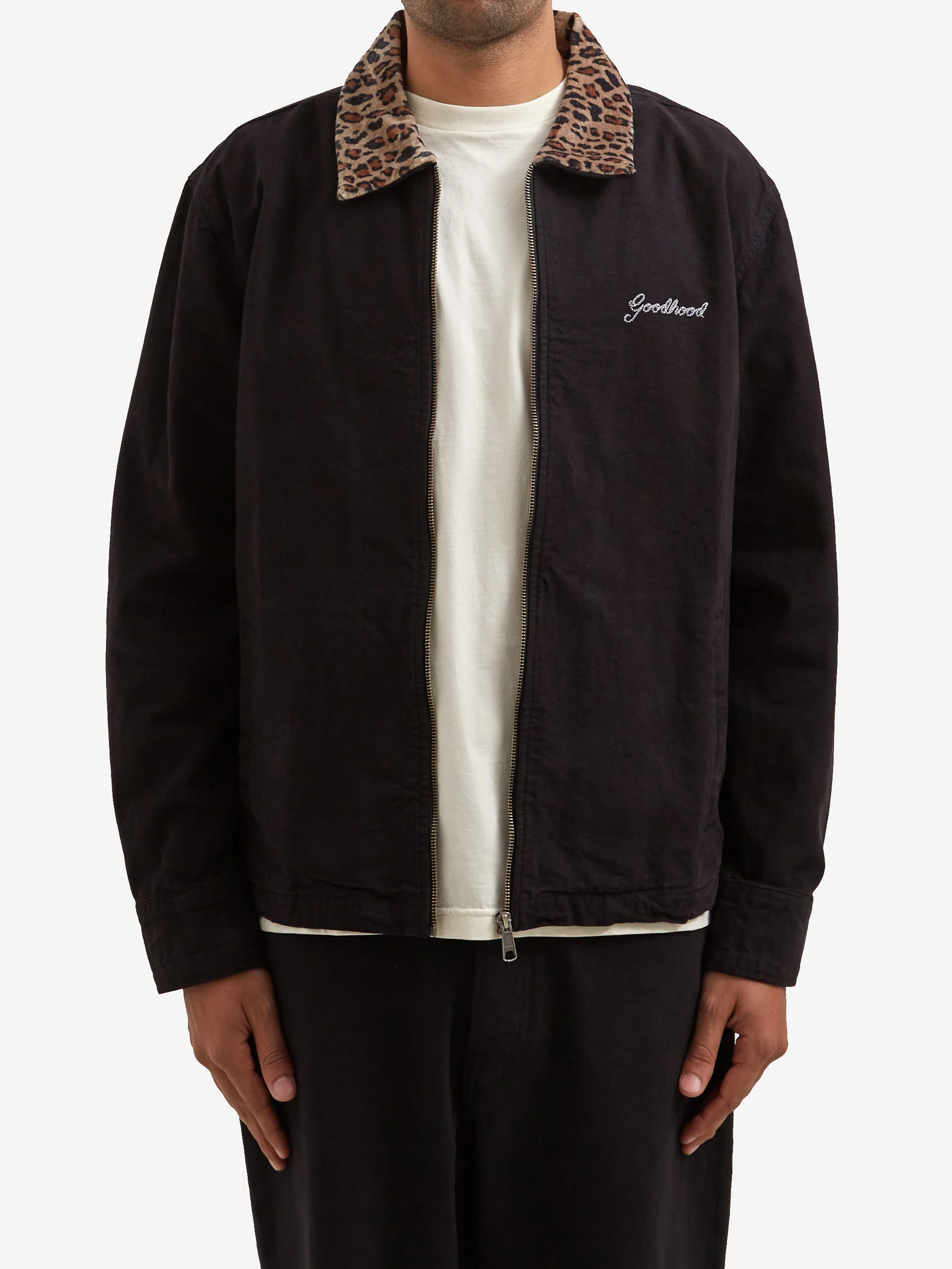 Goodhood Worldwide Mechanics Jacket - Faded Black - Image 3