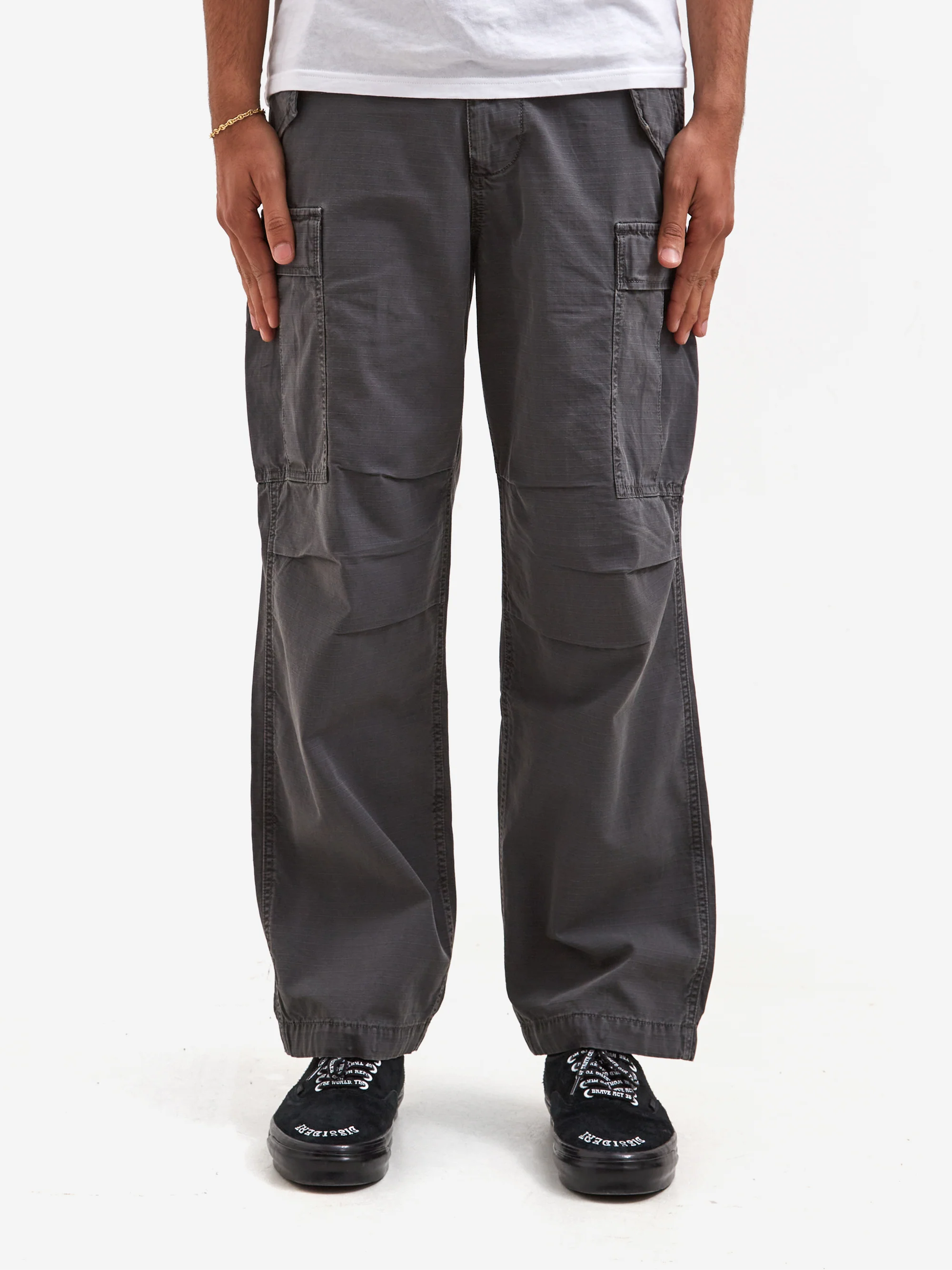 Goodhood Worldwide Military Fatigue Pant - Faded Black - Image 2