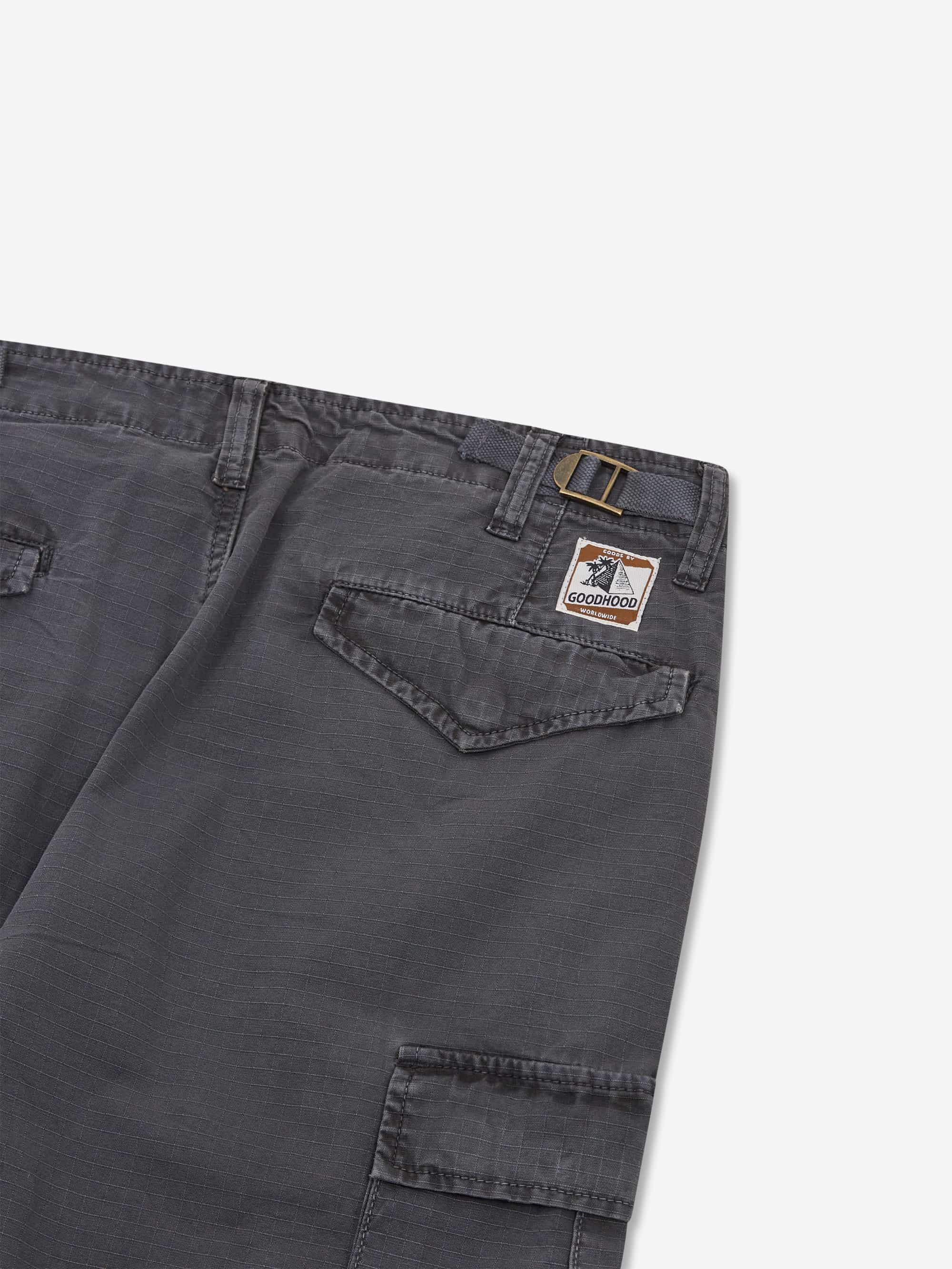 Goodhood Worldwide Military Fatigue Pant - Faded Black - Image 5
