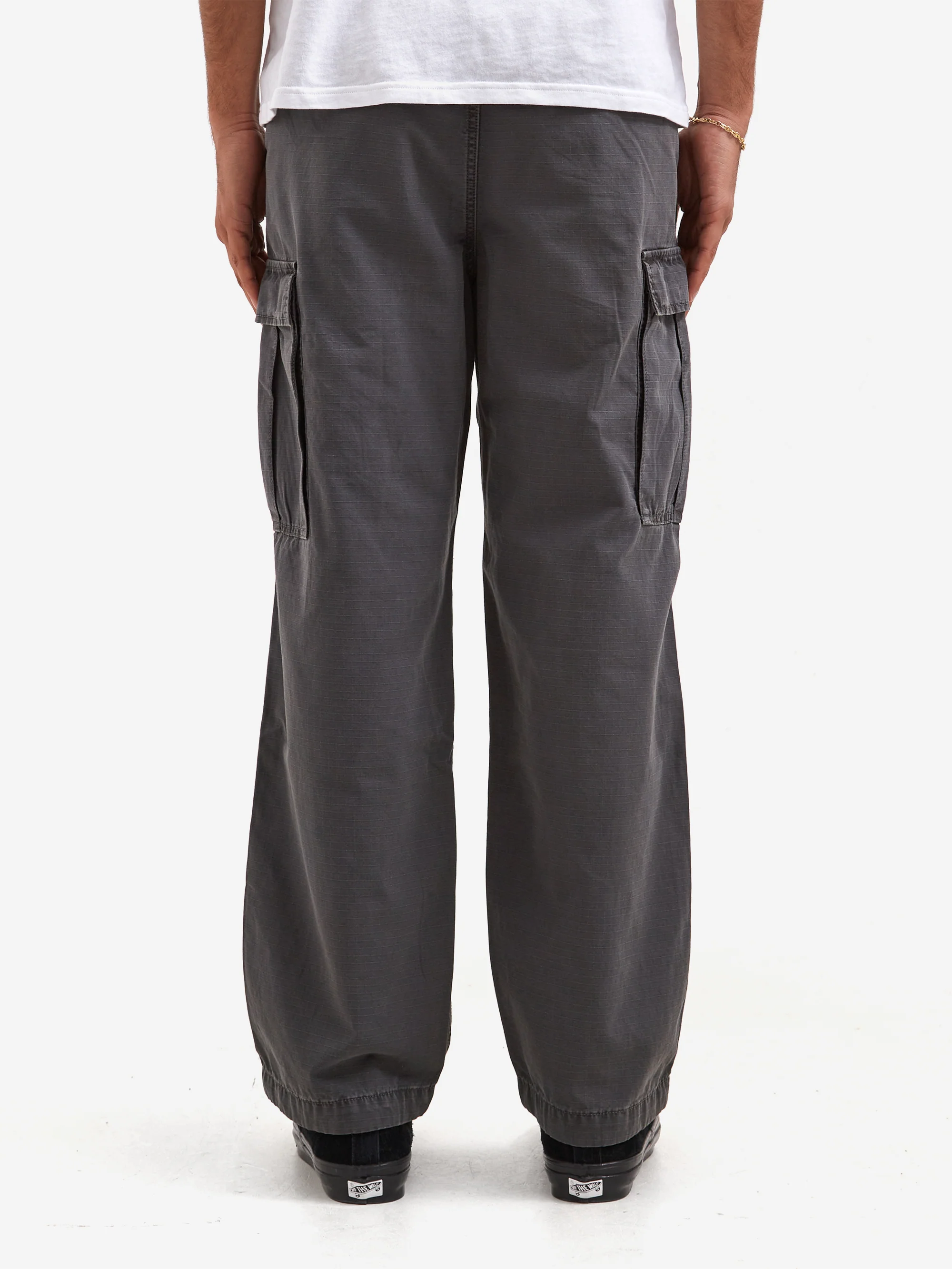 Goodhood Worldwide Military Fatigue Pant - Faded Black - Image 7