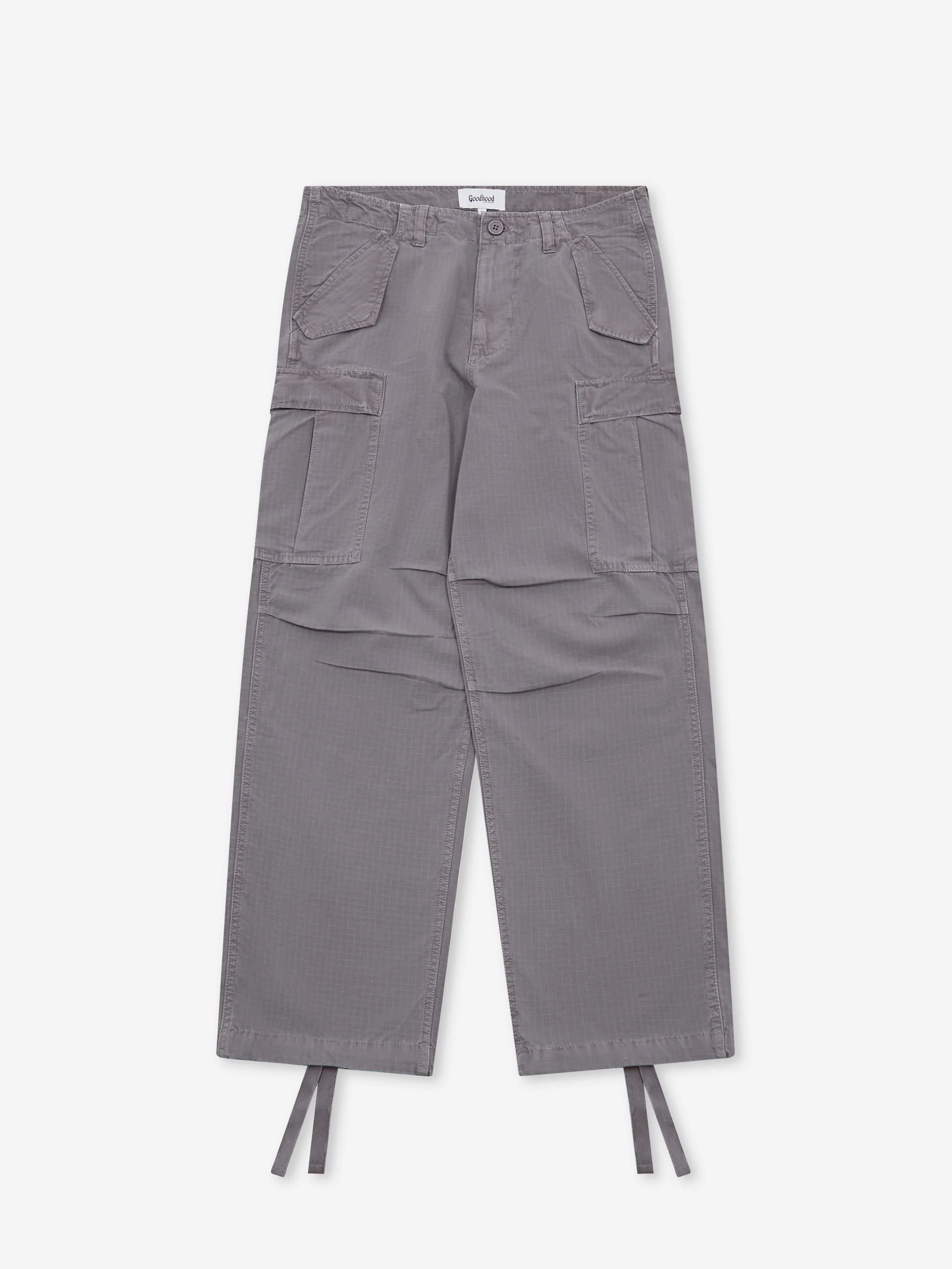 Goodhood Worldwide Military Fatigue Pant - Faded Grey