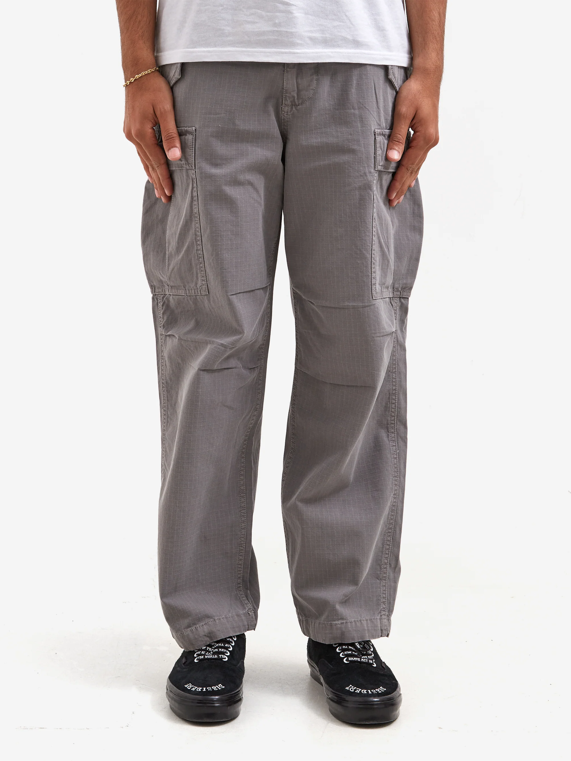 Goodhood Worldwide Military Fatigue Pant - Faded Grey - Image 2
