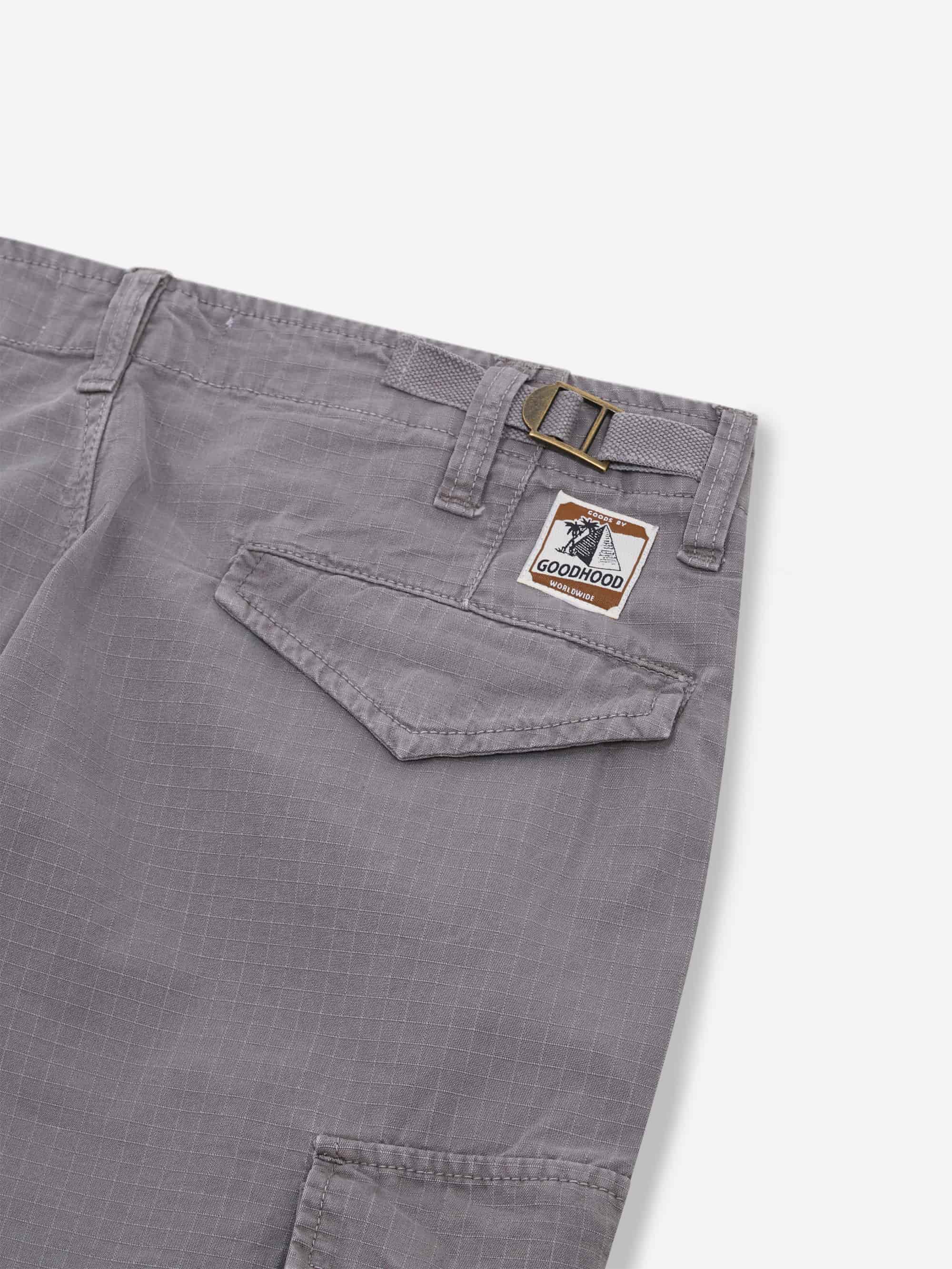 Goodhood Worldwide Military Fatigue Pant - Faded Grey - Image 6