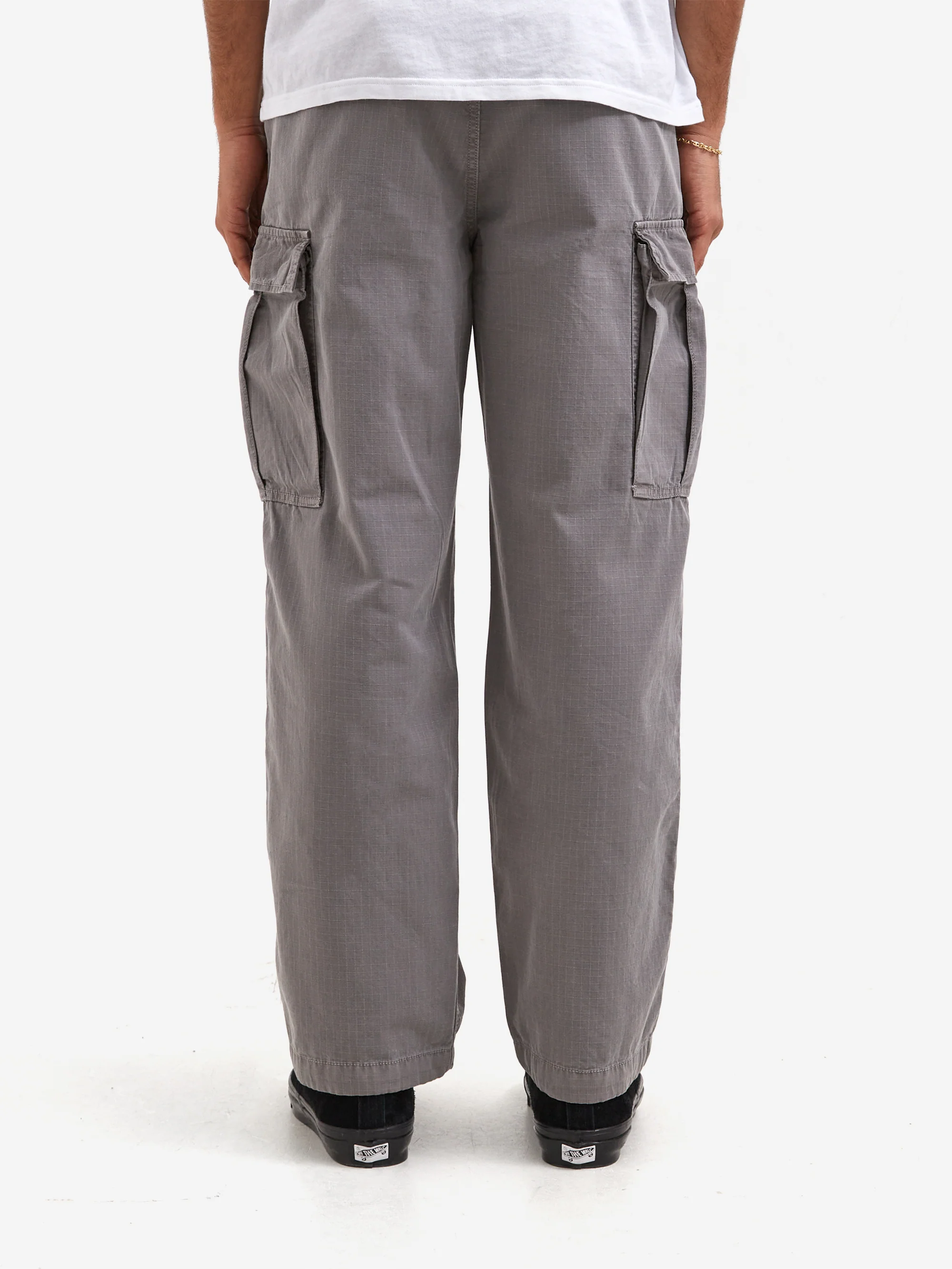 Goodhood Worldwide Military Fatigue Pant - Faded Grey - Image 8