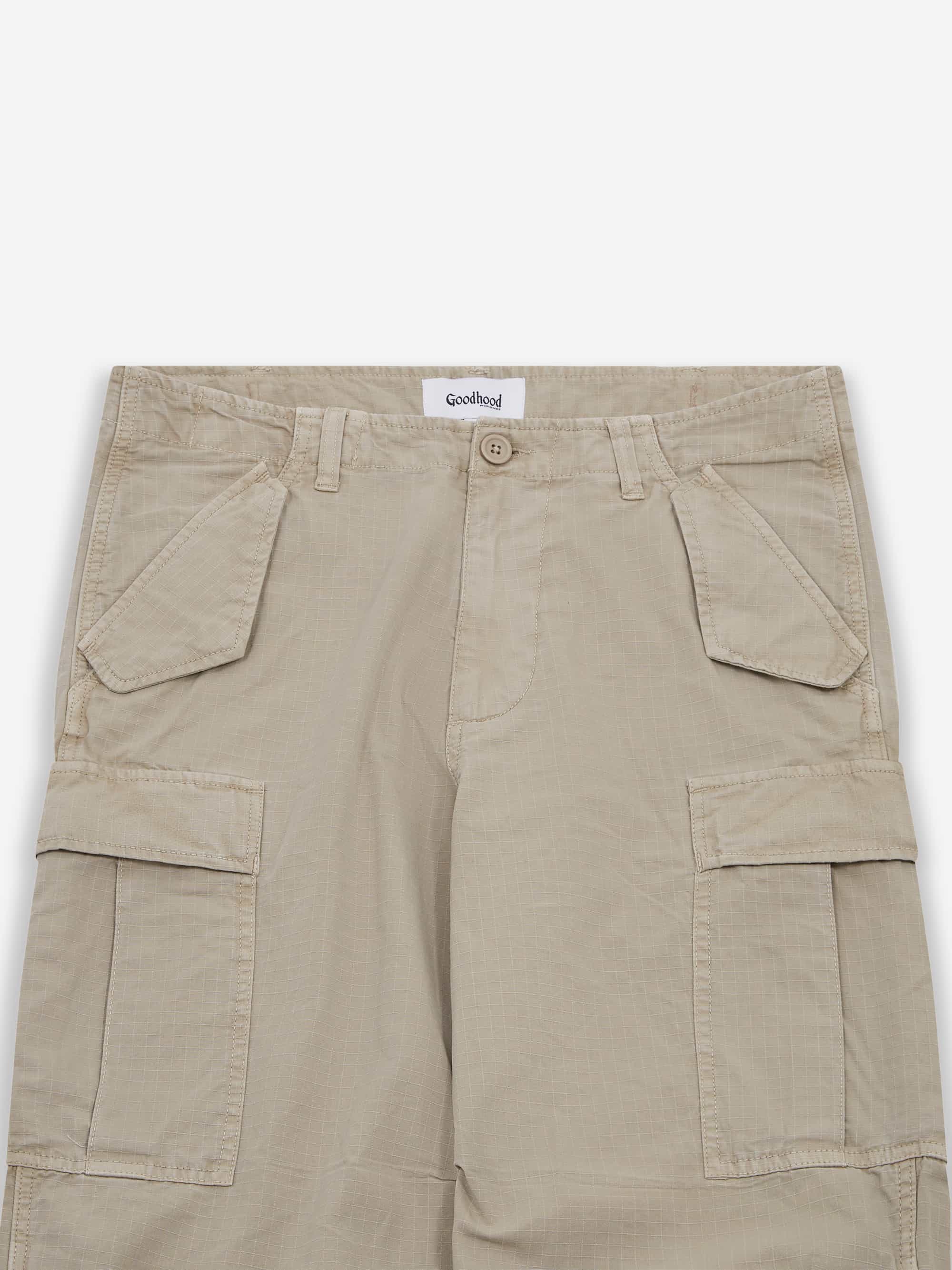 Goodhood Worldwide Military Fatigue Pant - Faded Olive - Image 3