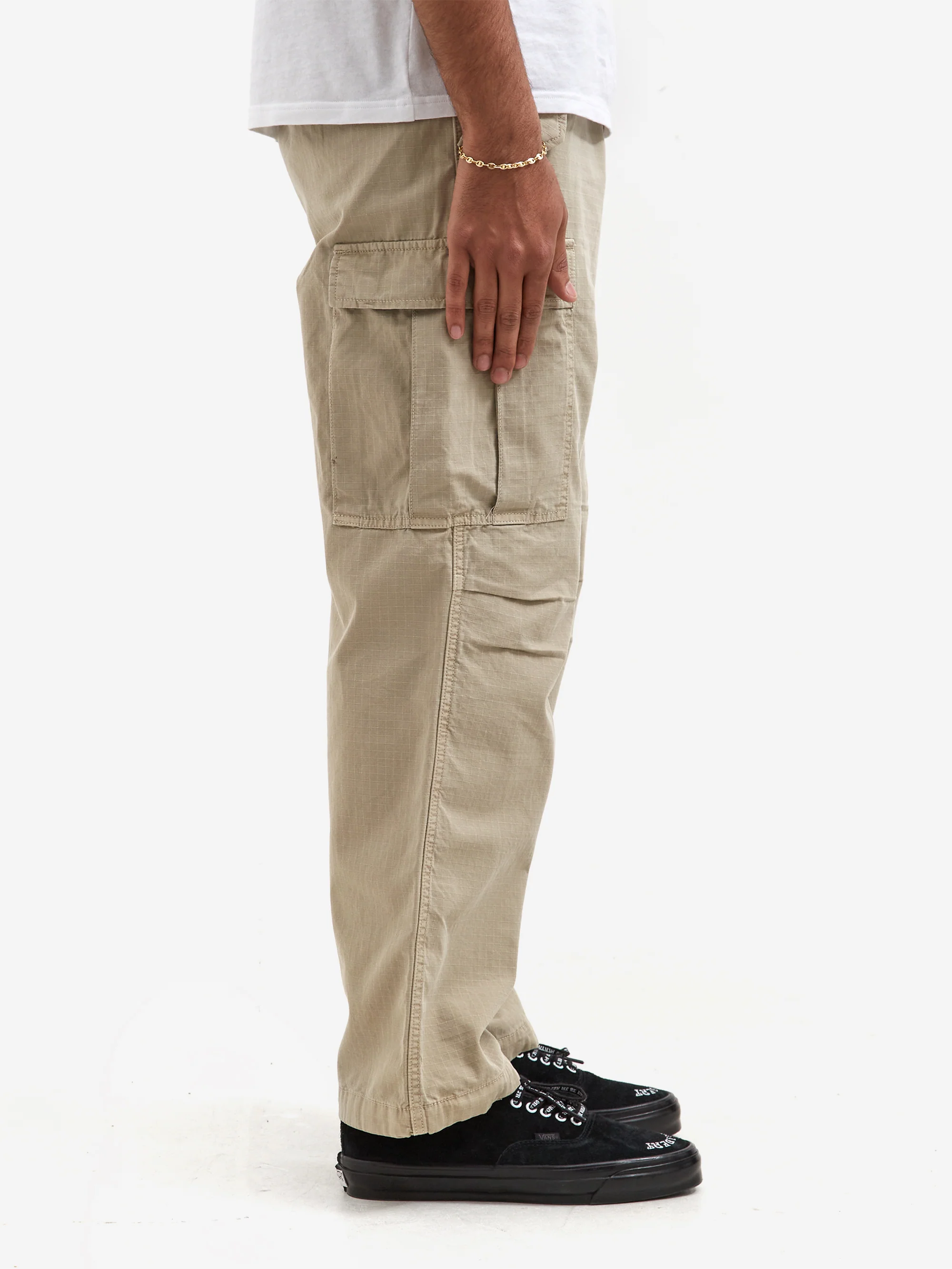 Goodhood Worldwide Military Fatigue Pant - Faded Olive - Image 6