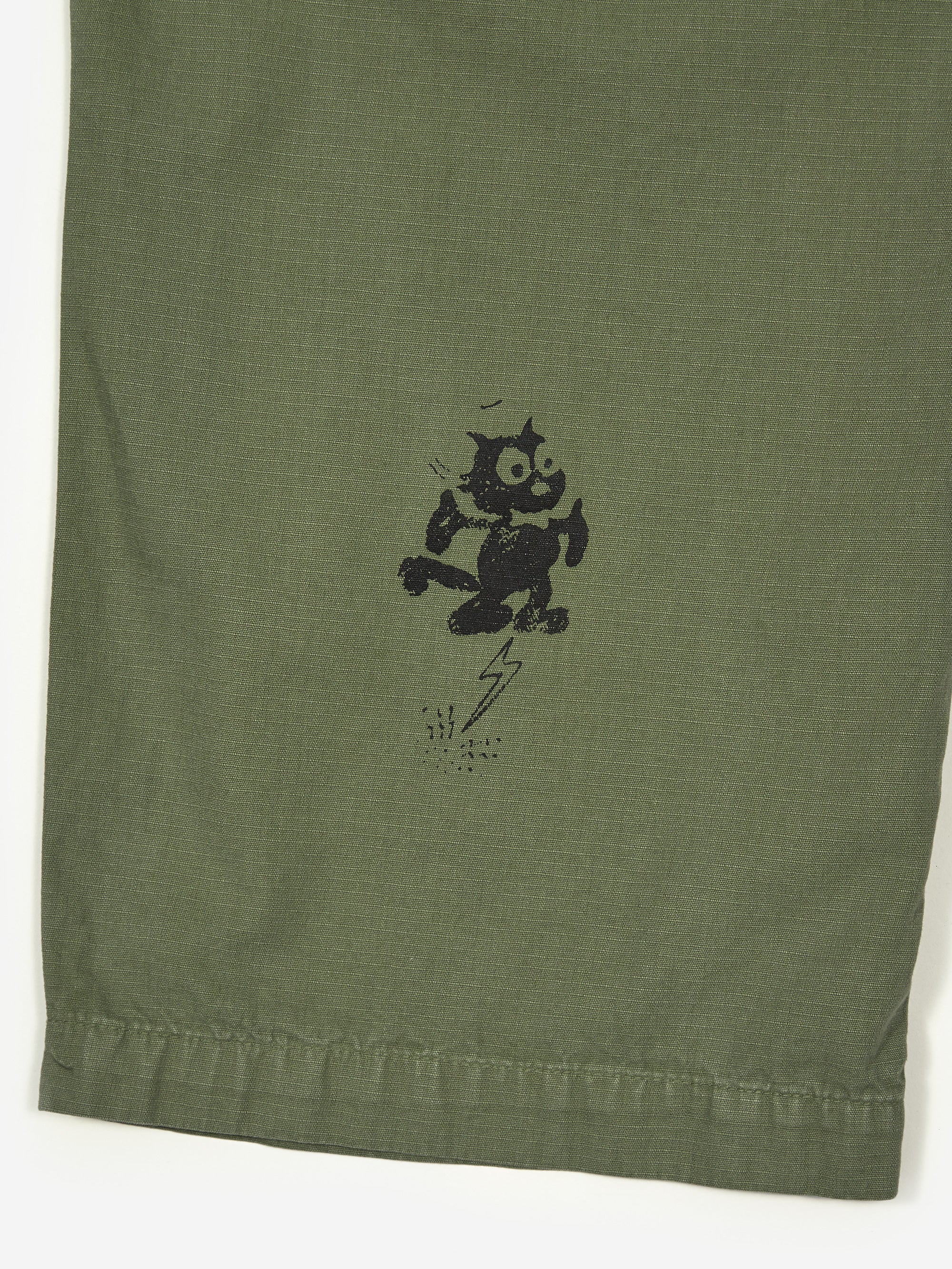 Goodhood Worldwide Military Fatigue Pant - Olive - Image 11
