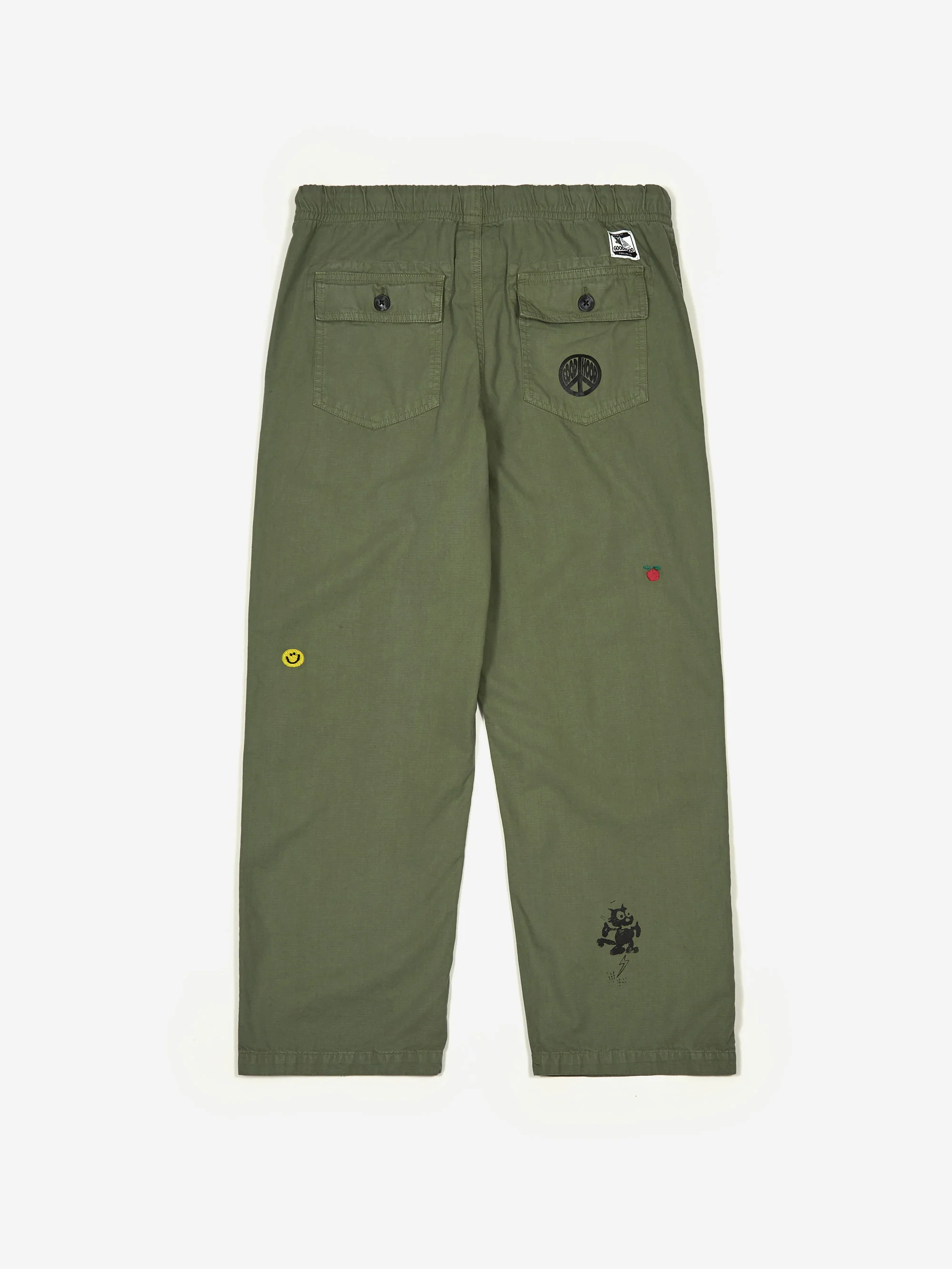 Goodhood Worldwide Military Fatigue Pant - Olive - Image 12
