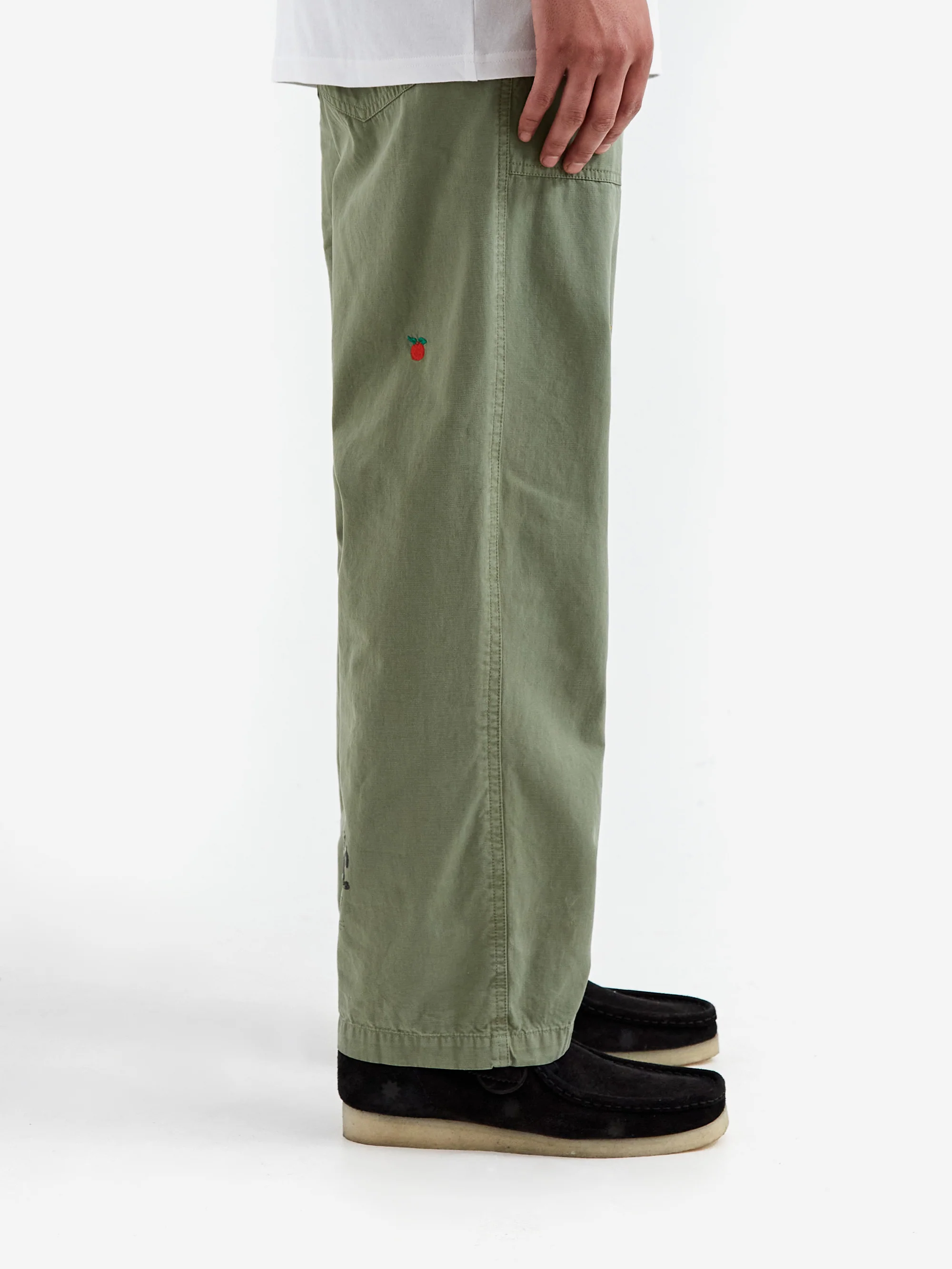 Goodhood Worldwide Military Fatigue Pant - Olive - Image 13