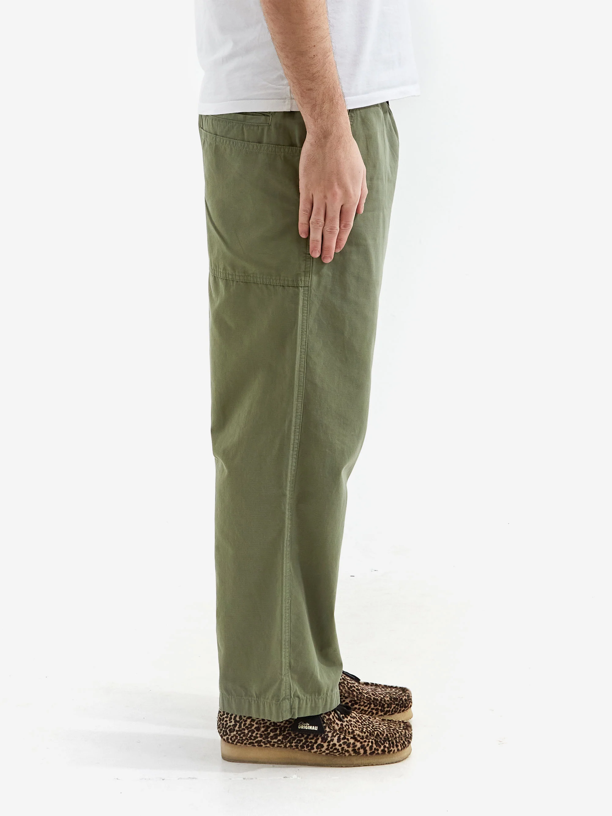 Goodhood Worldwide Military Pant - Khaki - Image 5