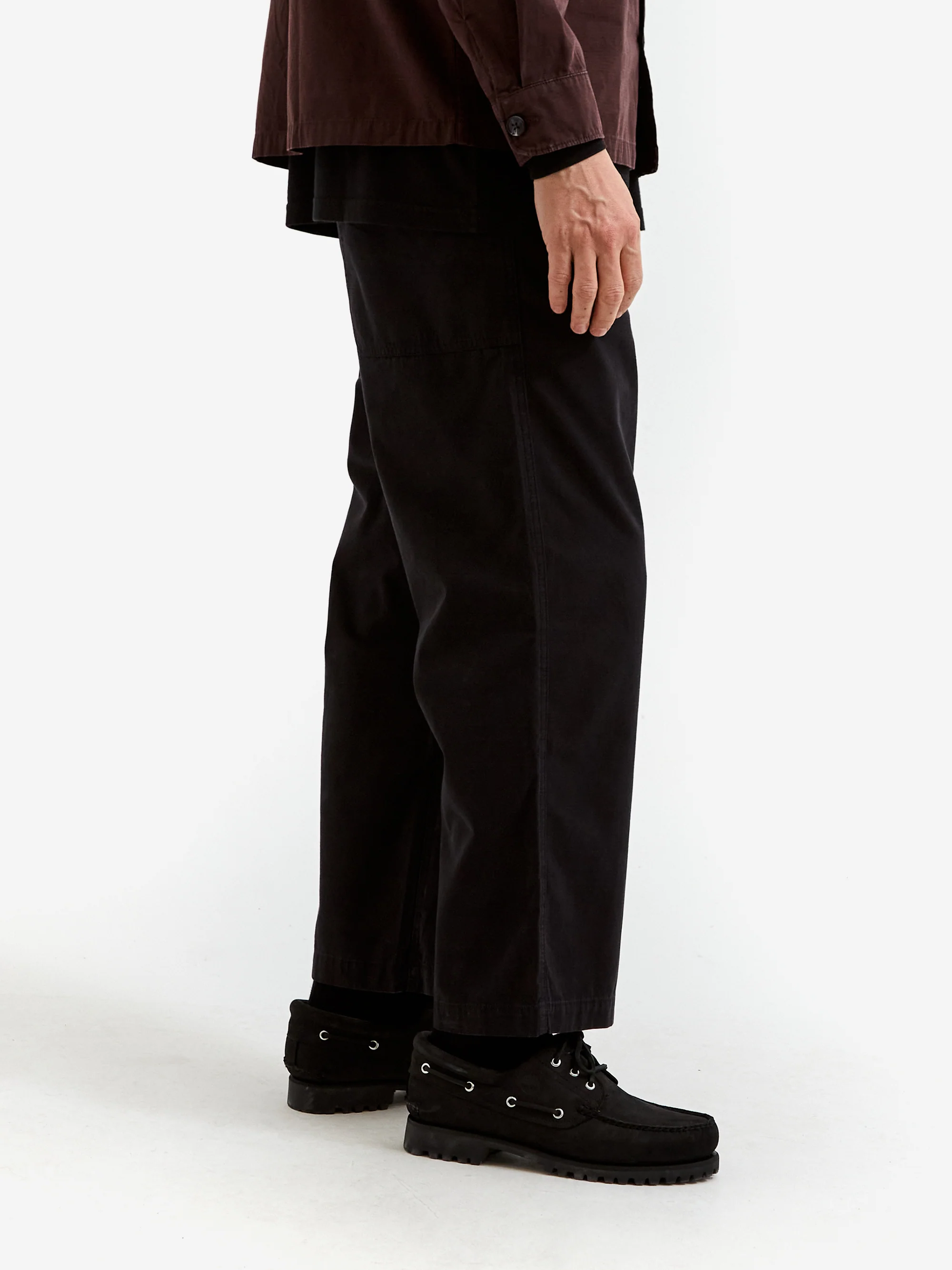 Goodhood Worldwide Military Pant - Washed Black - Image 5