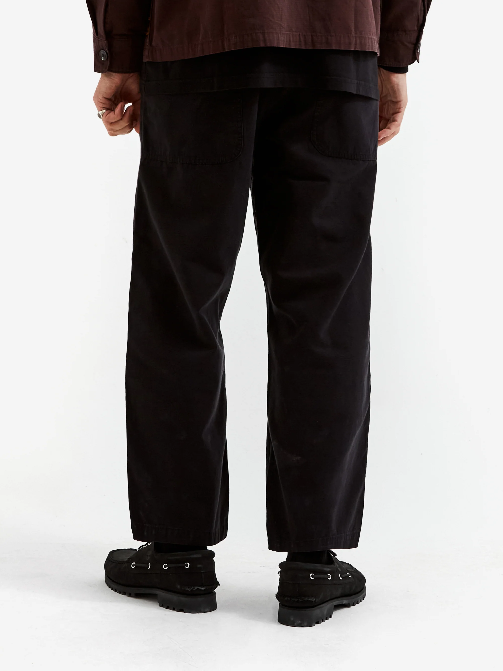 Goodhood Worldwide Military Pant - Washed Black - Image 6