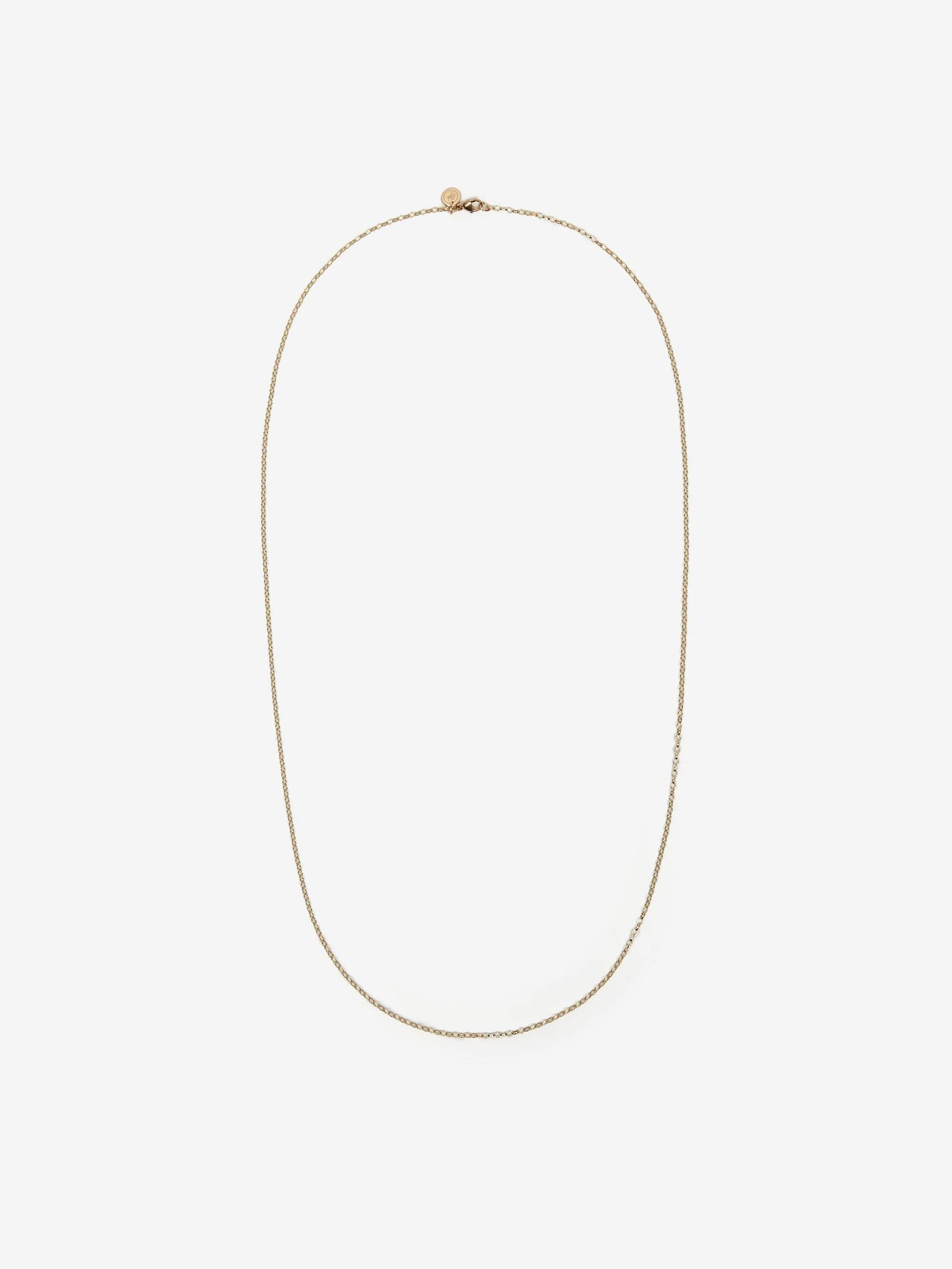Goodhood Worldwide Minibel Curb Necklace Yellow 9ct Gold - 70cm - Image 2