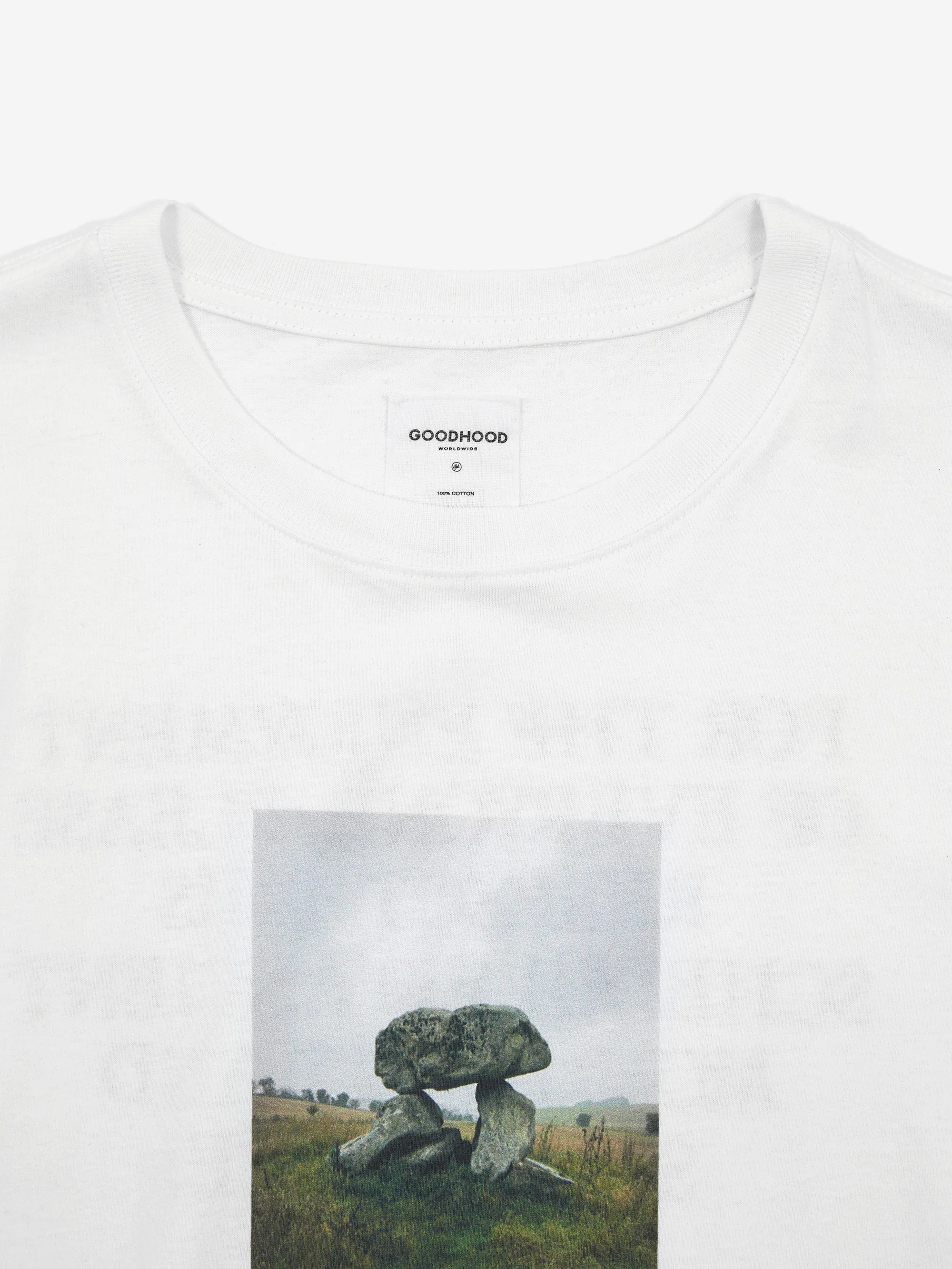 Goodhood Worldwide Monument T-Shirt - White - Image 4