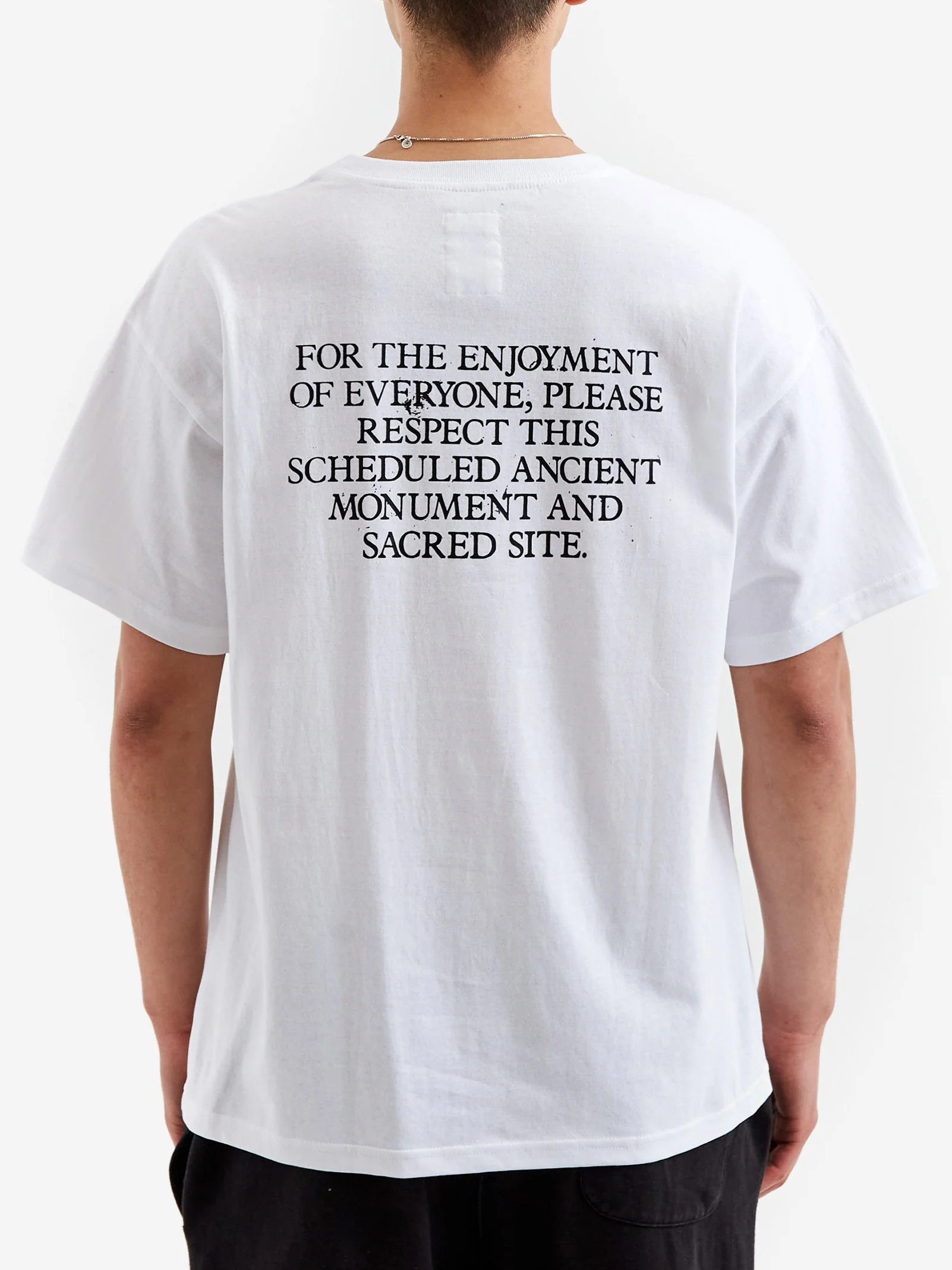Goodhood Worldwide Monument T-Shirt - White - Image 8