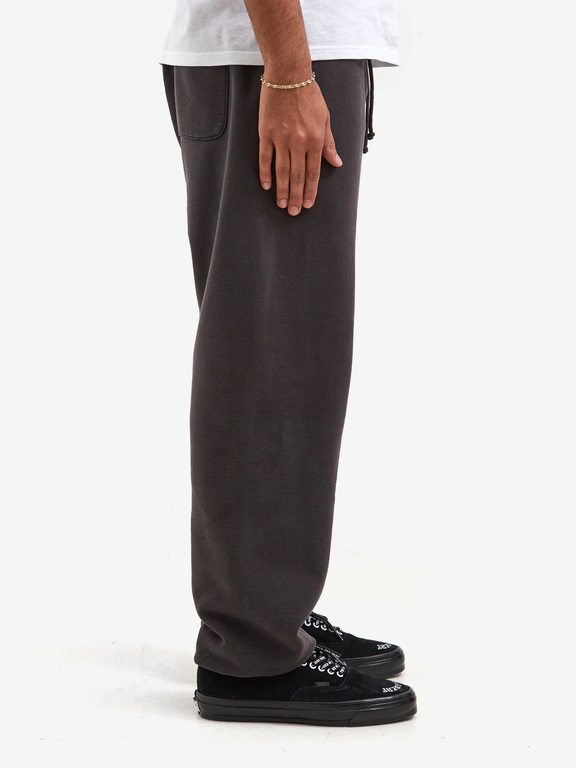 Goodhood Worldwide Overdyed G Sweatpant - Faded Black - Image 6