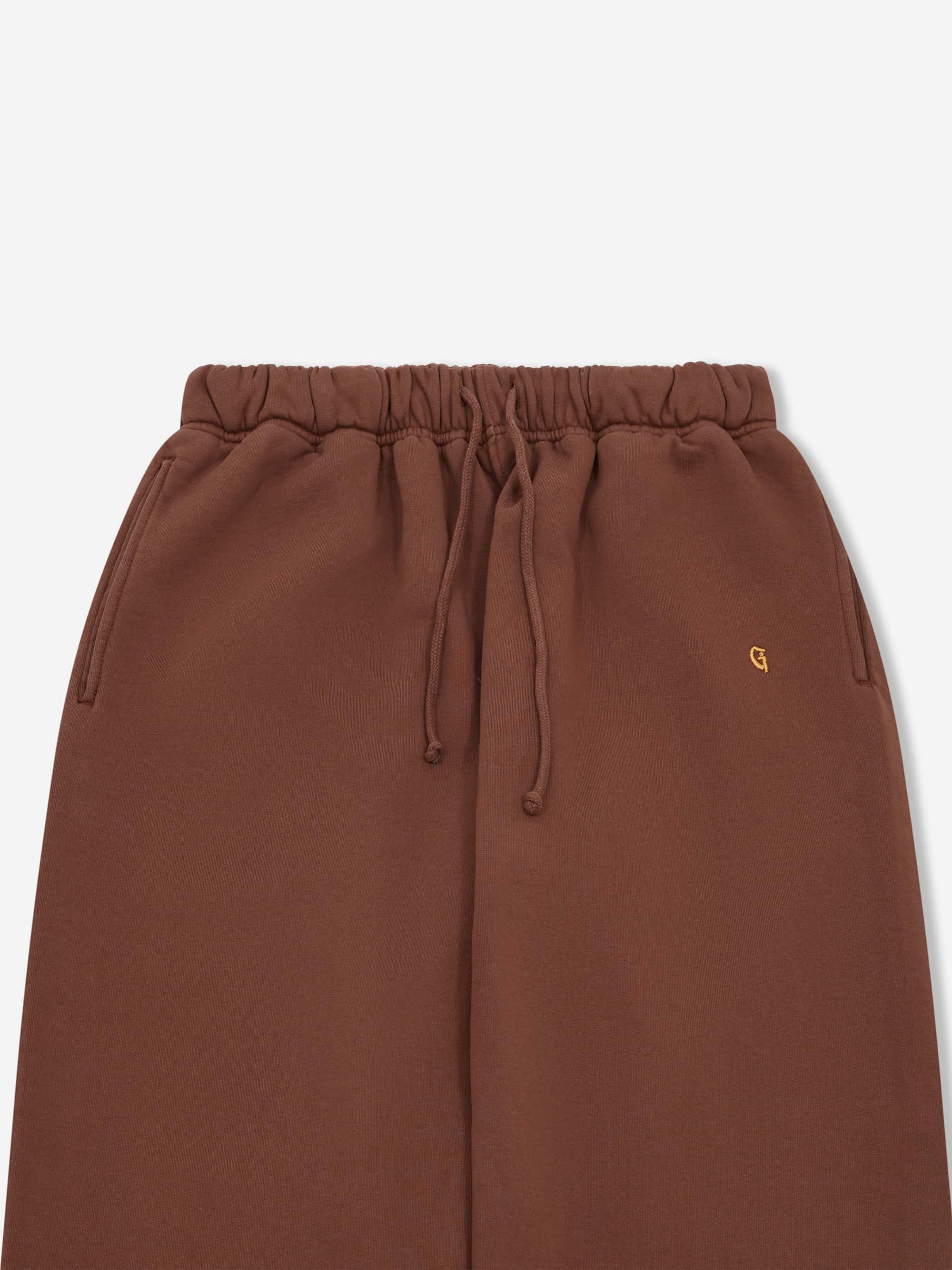 Goodhood Worldwide Overdyed G Sweatpant - Faded Brown - Image 3