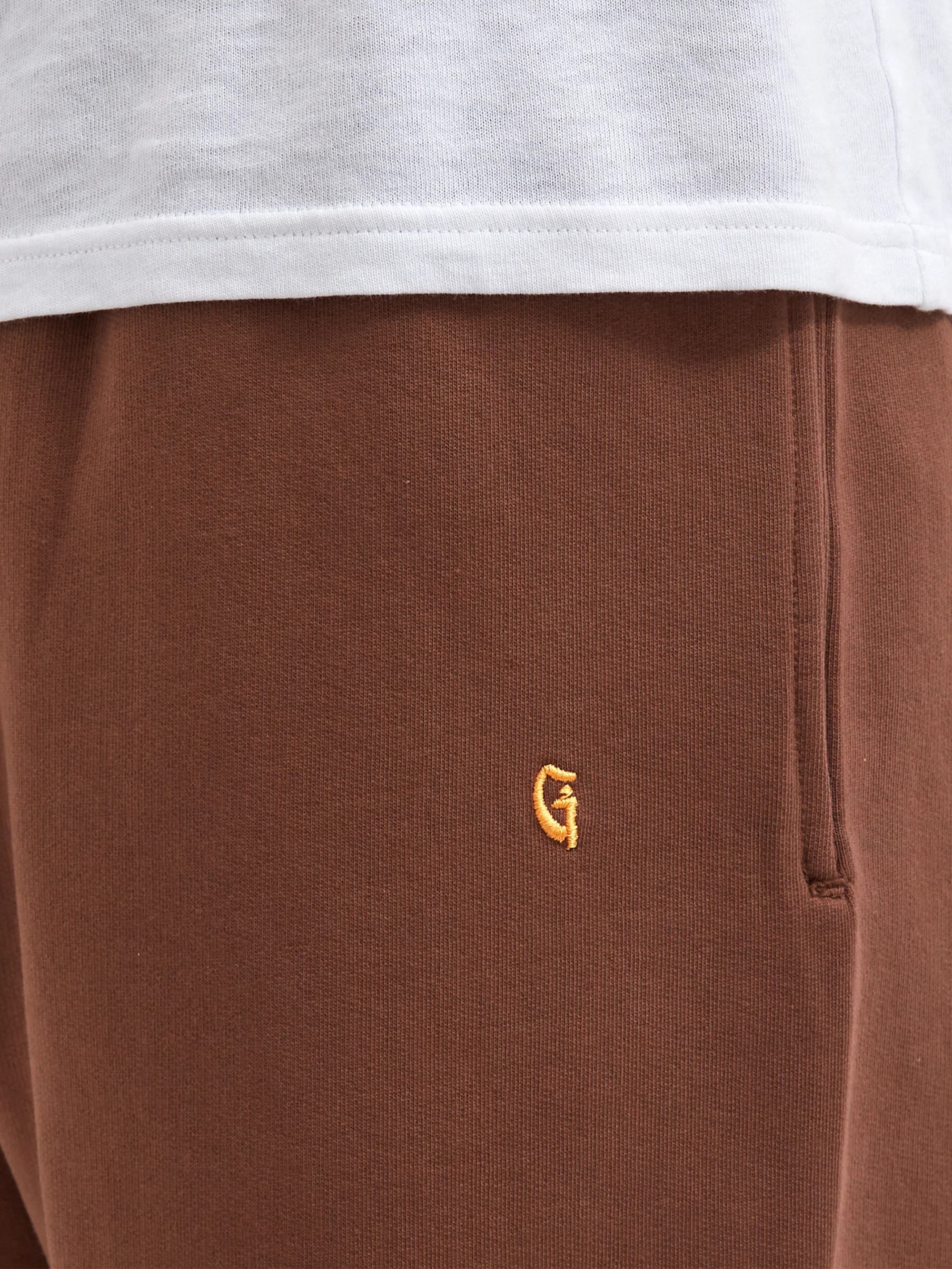 Goodhood Worldwide Overdyed G Sweatpant - Faded Brown - Image 5