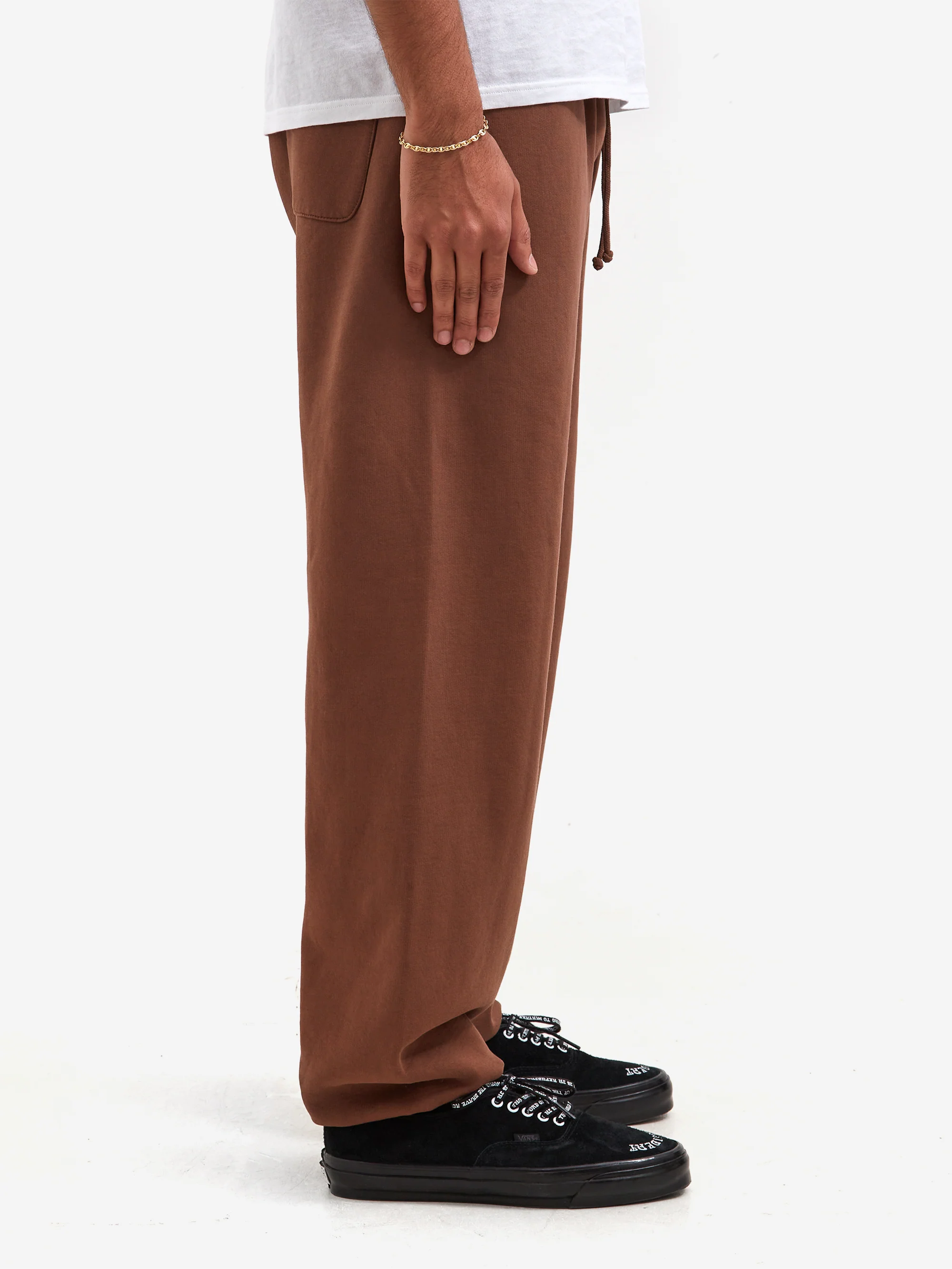 Goodhood Worldwide Overdyed G Sweatpant - Faded Brown - Image 6