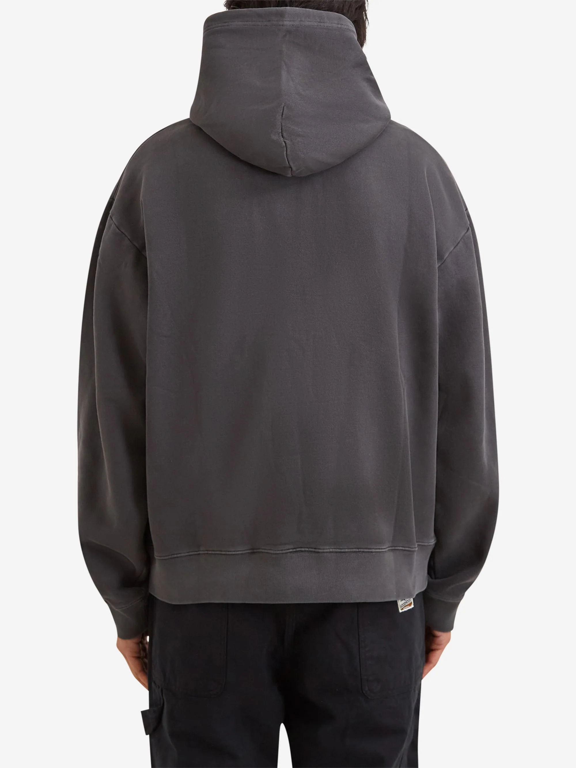 Goodhood Worldwide Overdyed G Hoodie - Washed Black - Image 8