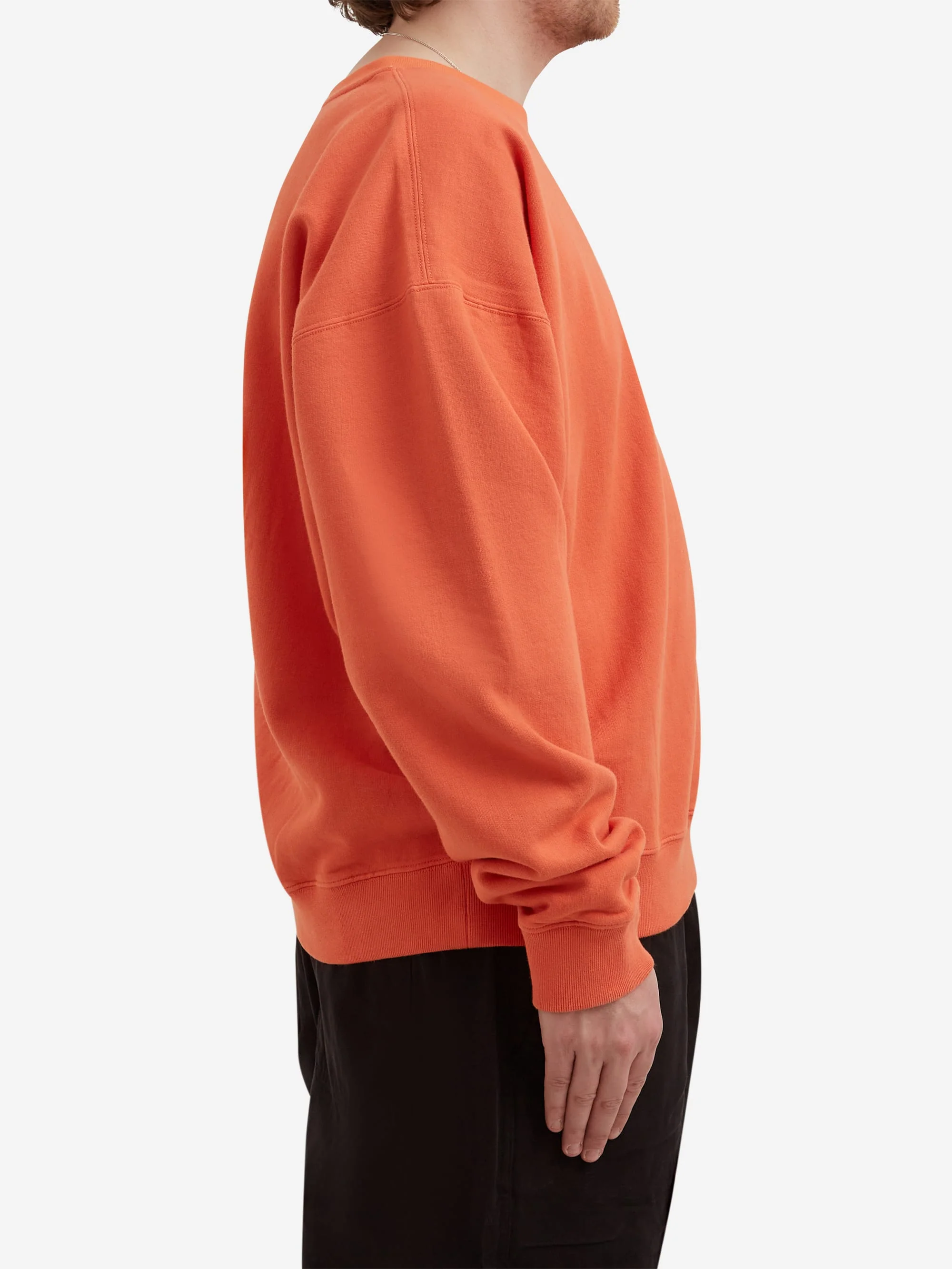 Goodhood Worldwide Overdyed Sweatshirt - Washed Orange - Image 6