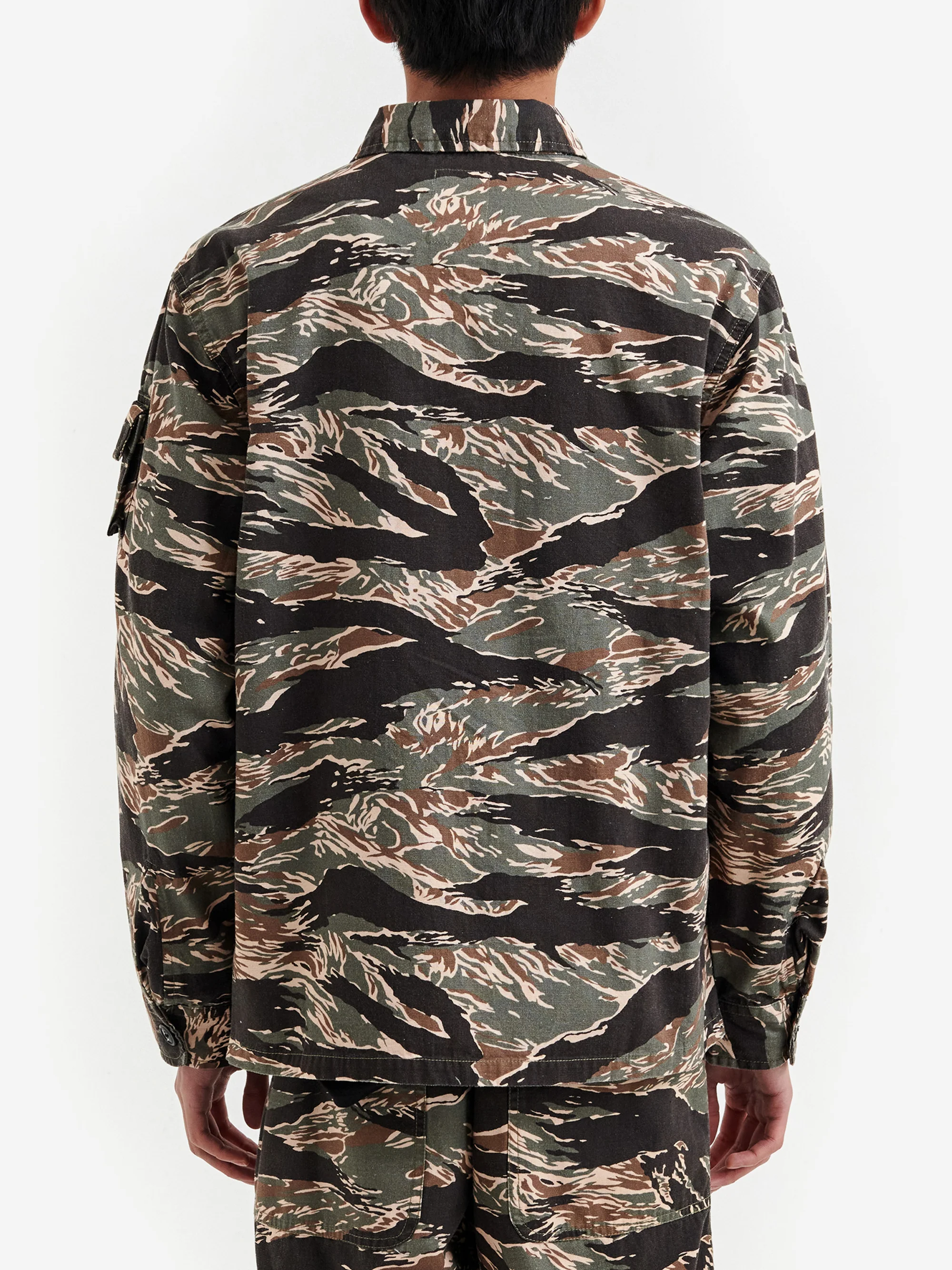 Goodhood Worldwide Overshirt - Tiger Camo - Image 10
