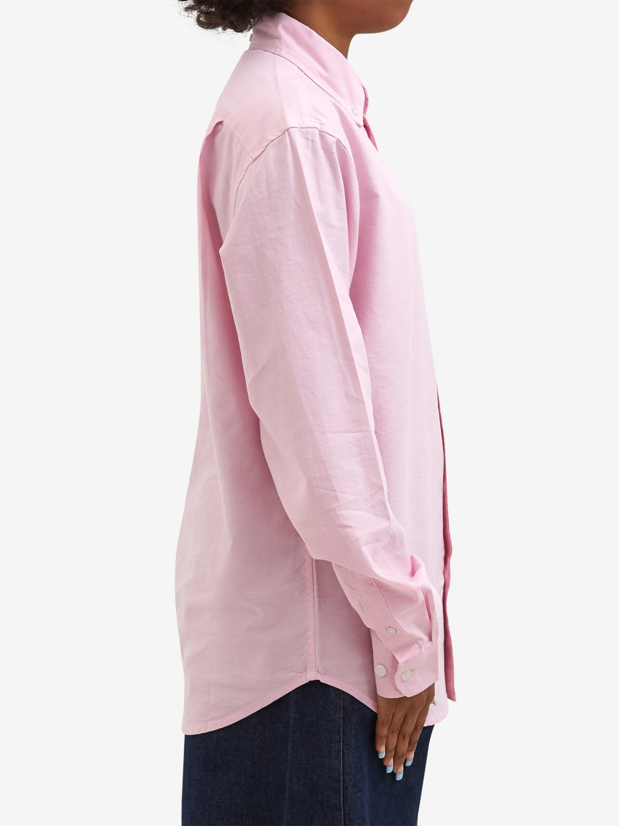 Goodhood Worldwide Oxford Shirt - Pink - Image 5
