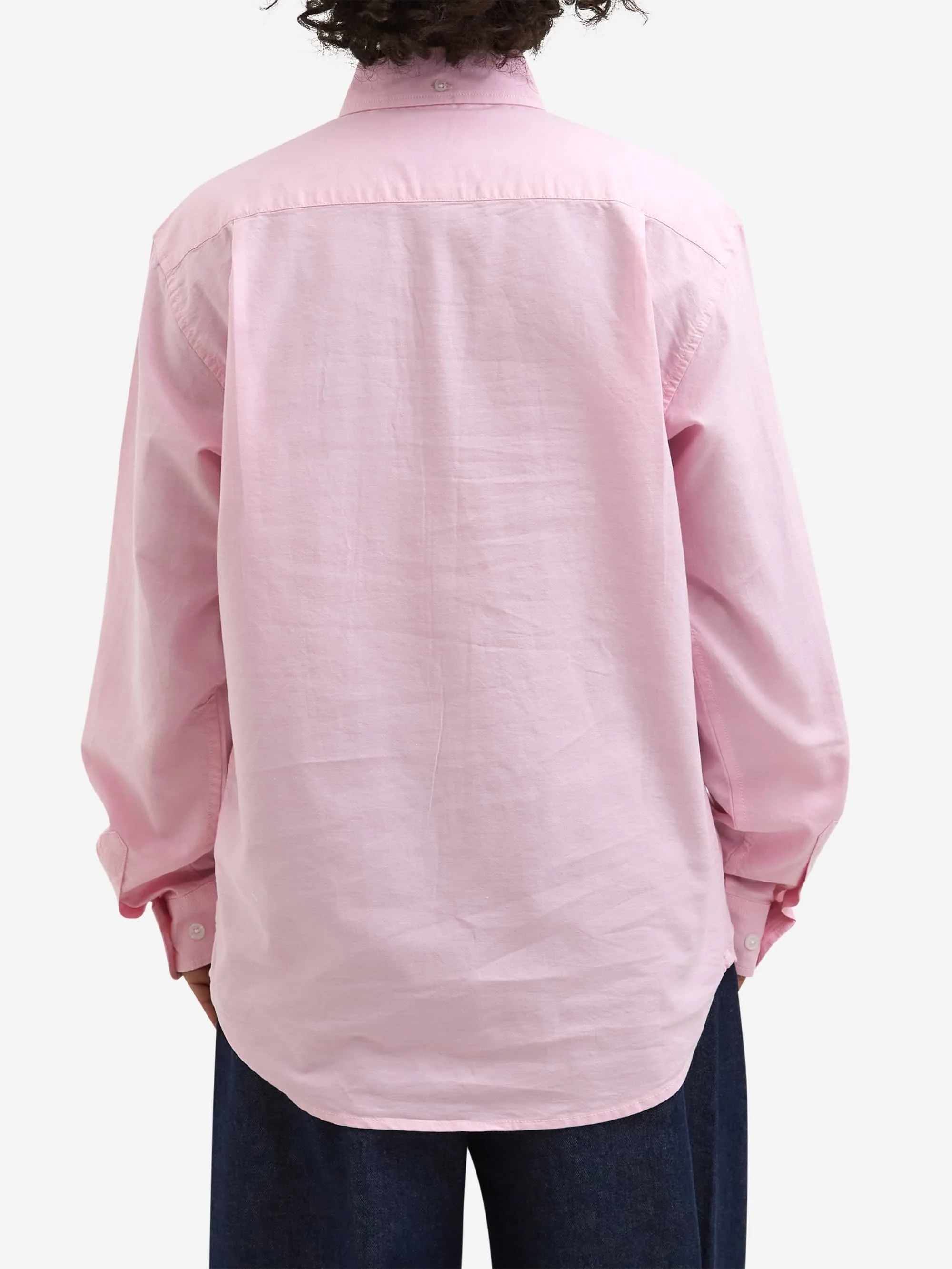Goodhood Worldwide Oxford Shirt - Pink - Image 6