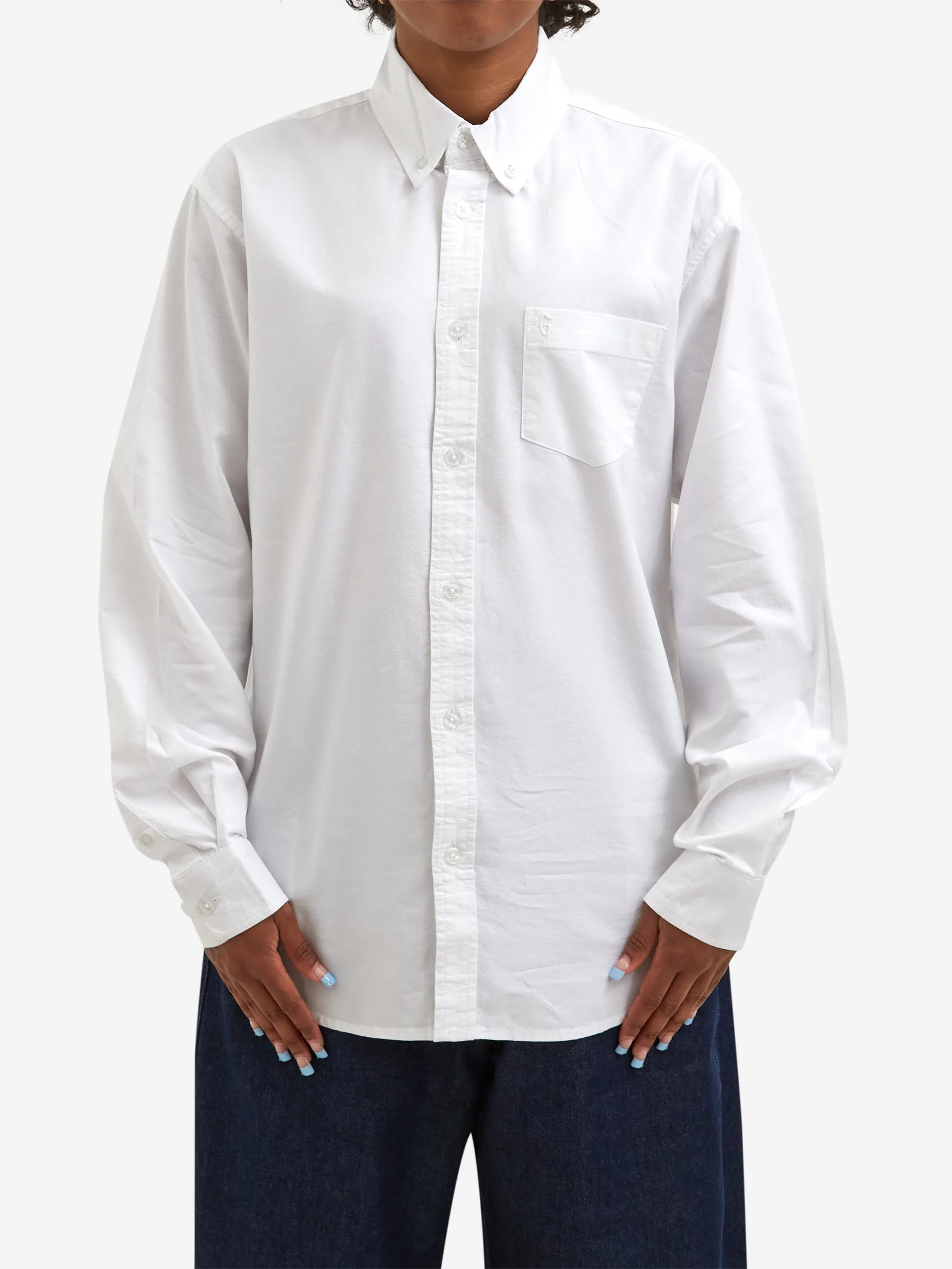 Goodhood Worldwide Oxford Shirt - White - Image 2