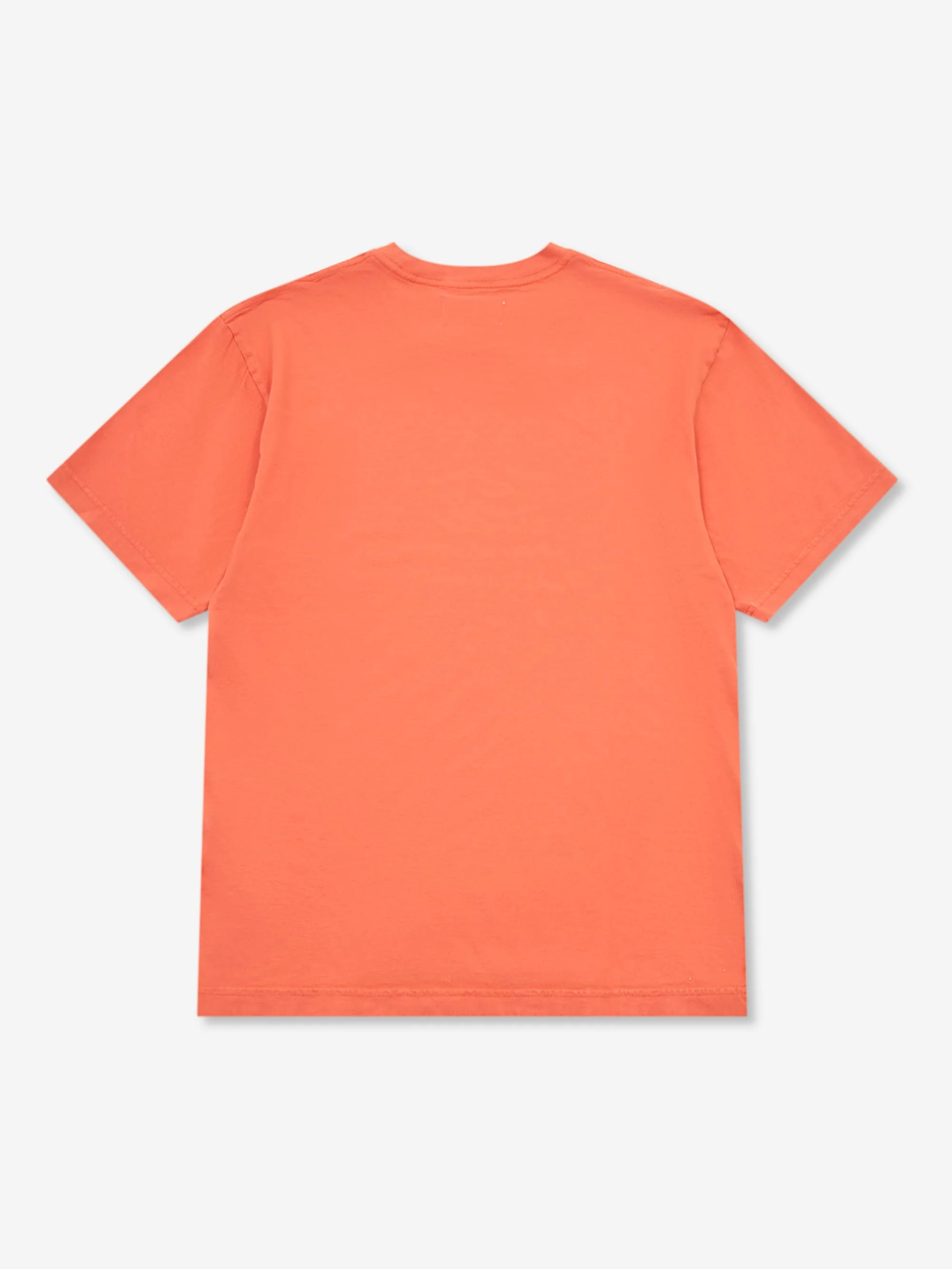 Goodhood Worldwide Printed Logo T-Shirt - Washed Orange - Image 4