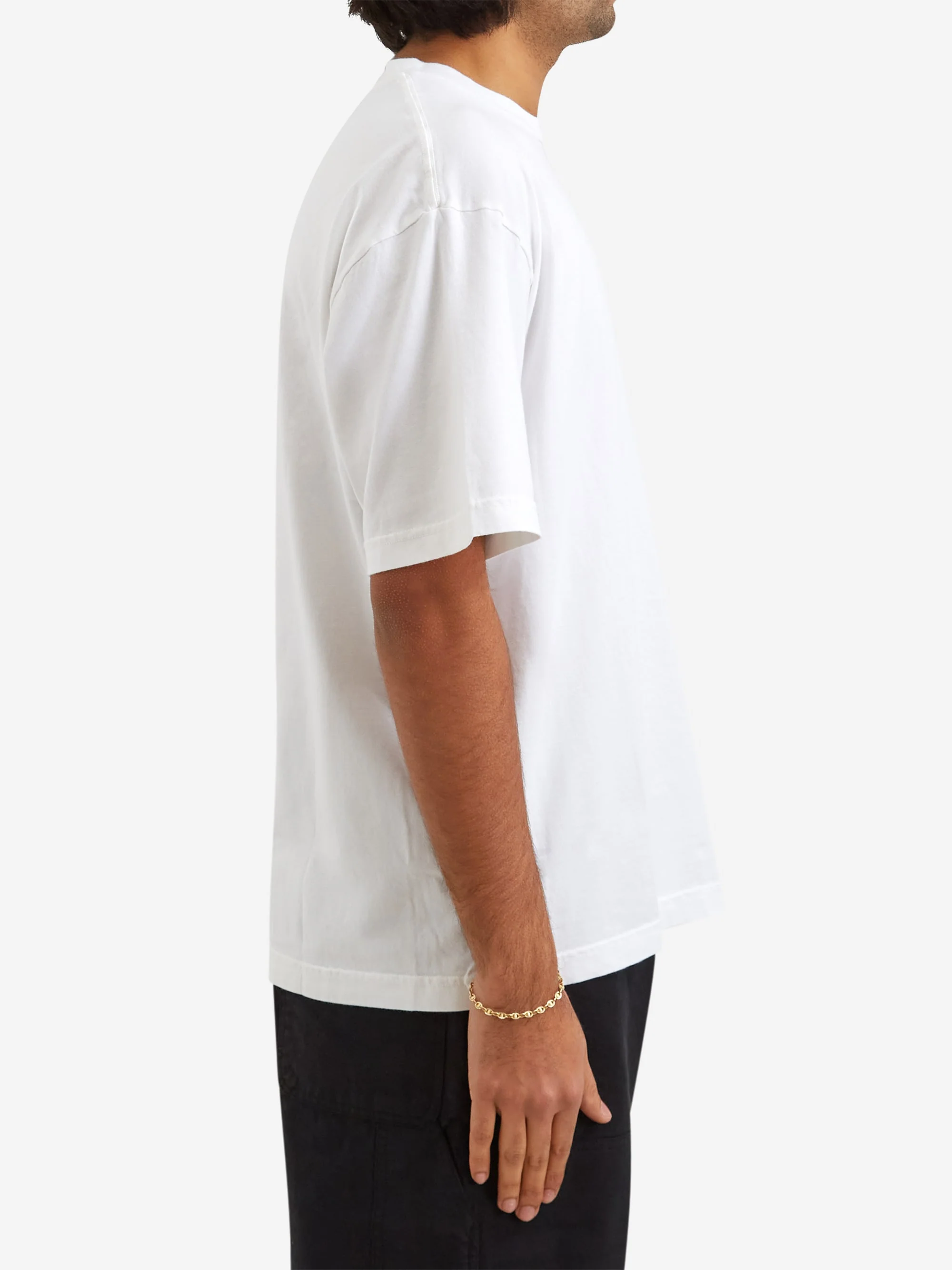 Goodhood Worldwide Printed Logo T-Shirt - White - Image 5