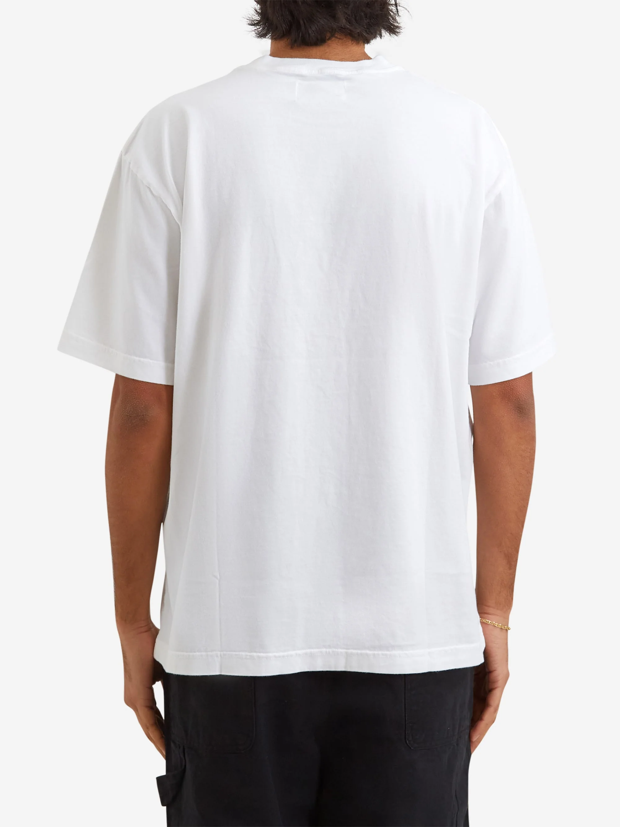 Goodhood Worldwide Printed Logo T-Shirt - White - Image 6