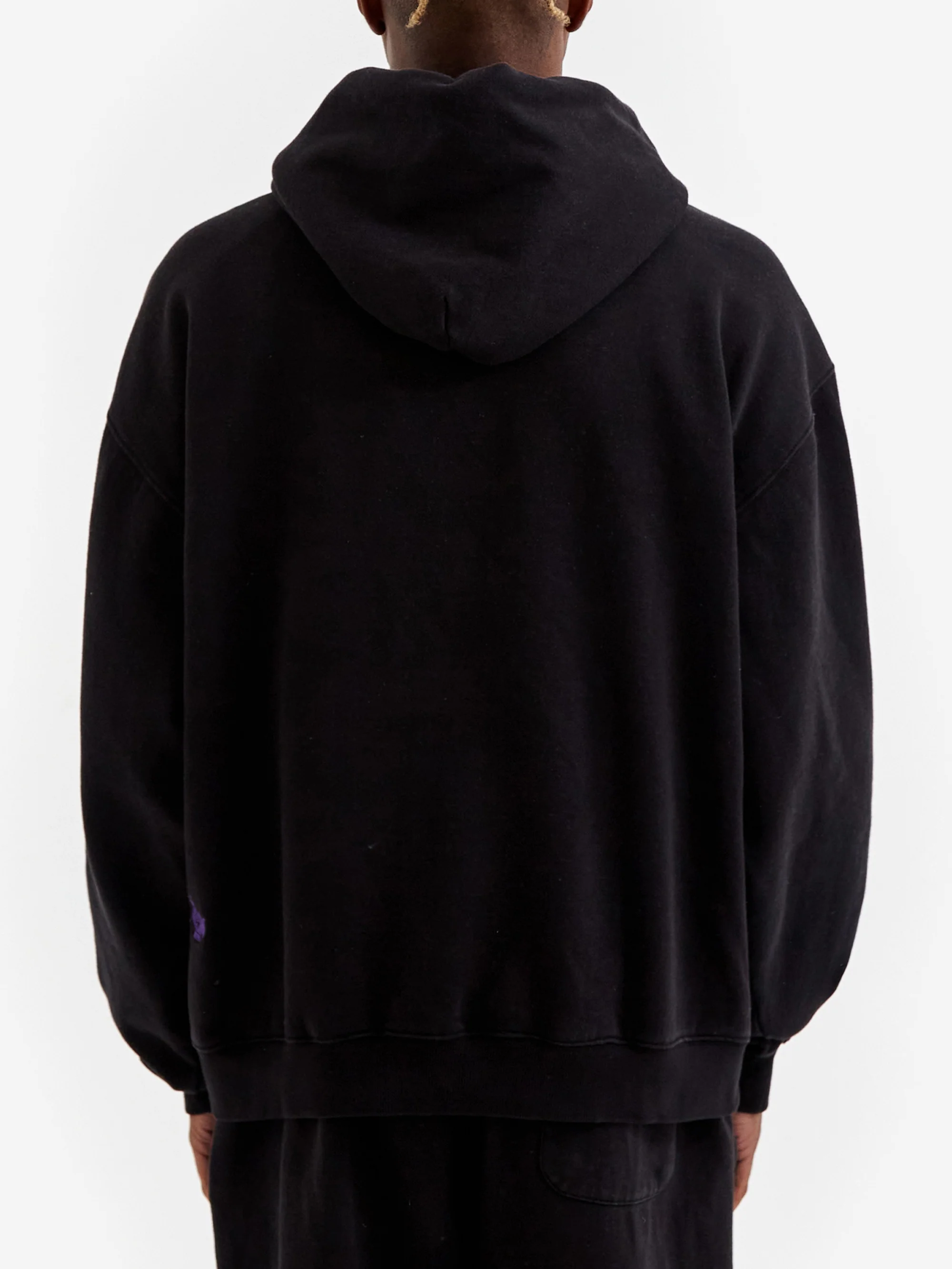Goodhood Worldwide Pyramid Hoodie - Black - Image 8