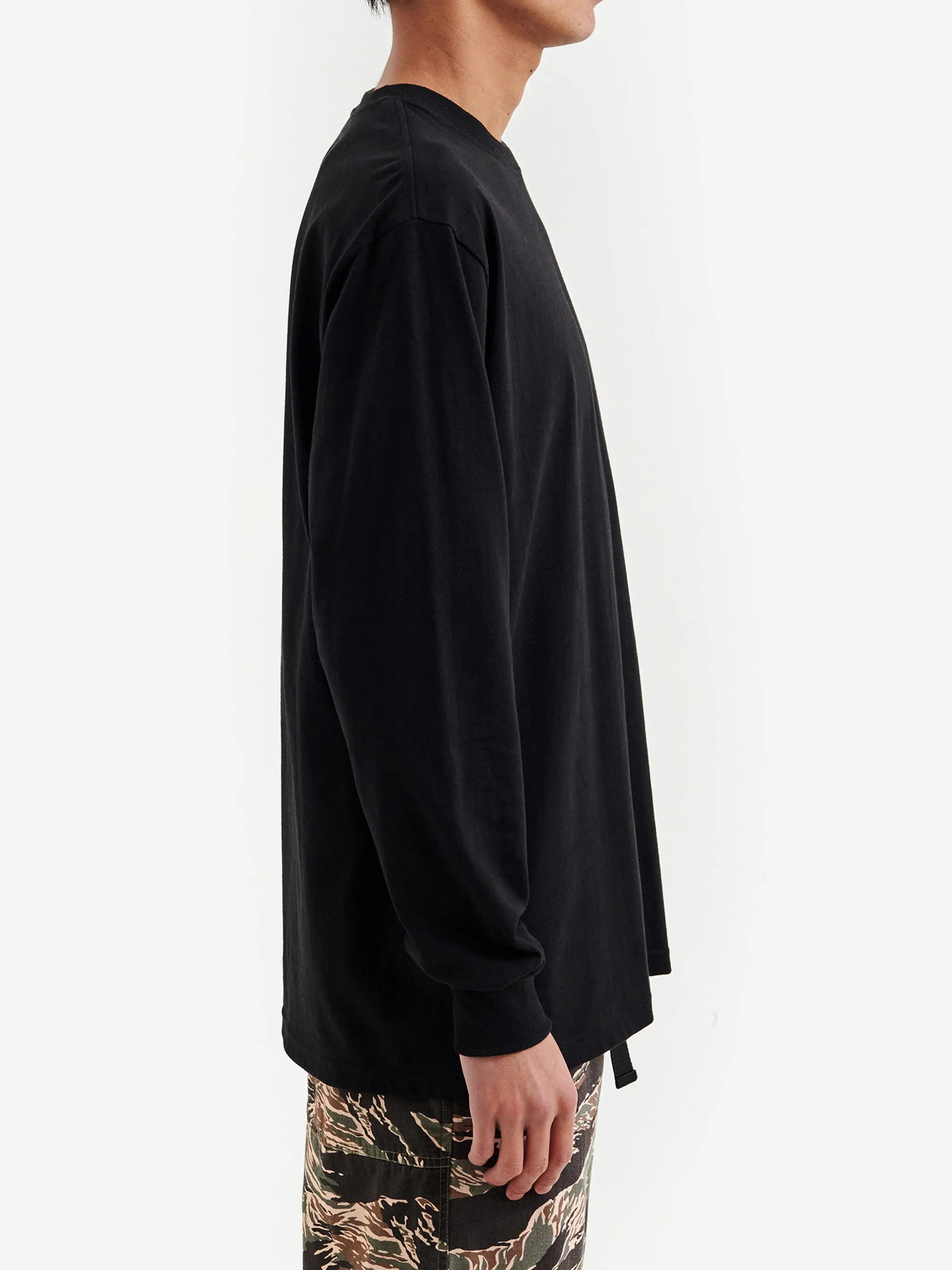 Goodhood Worldwide Pyramid Longsleeve T-Shirt - Black - Image 6