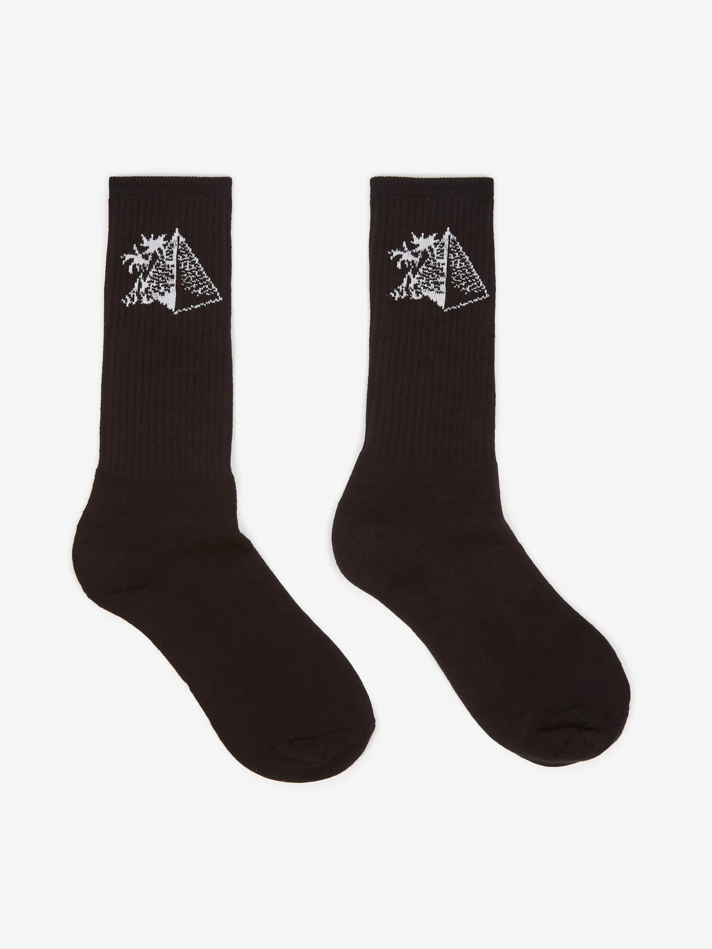 Goodhood Worldwide Pyramid Sock - Black