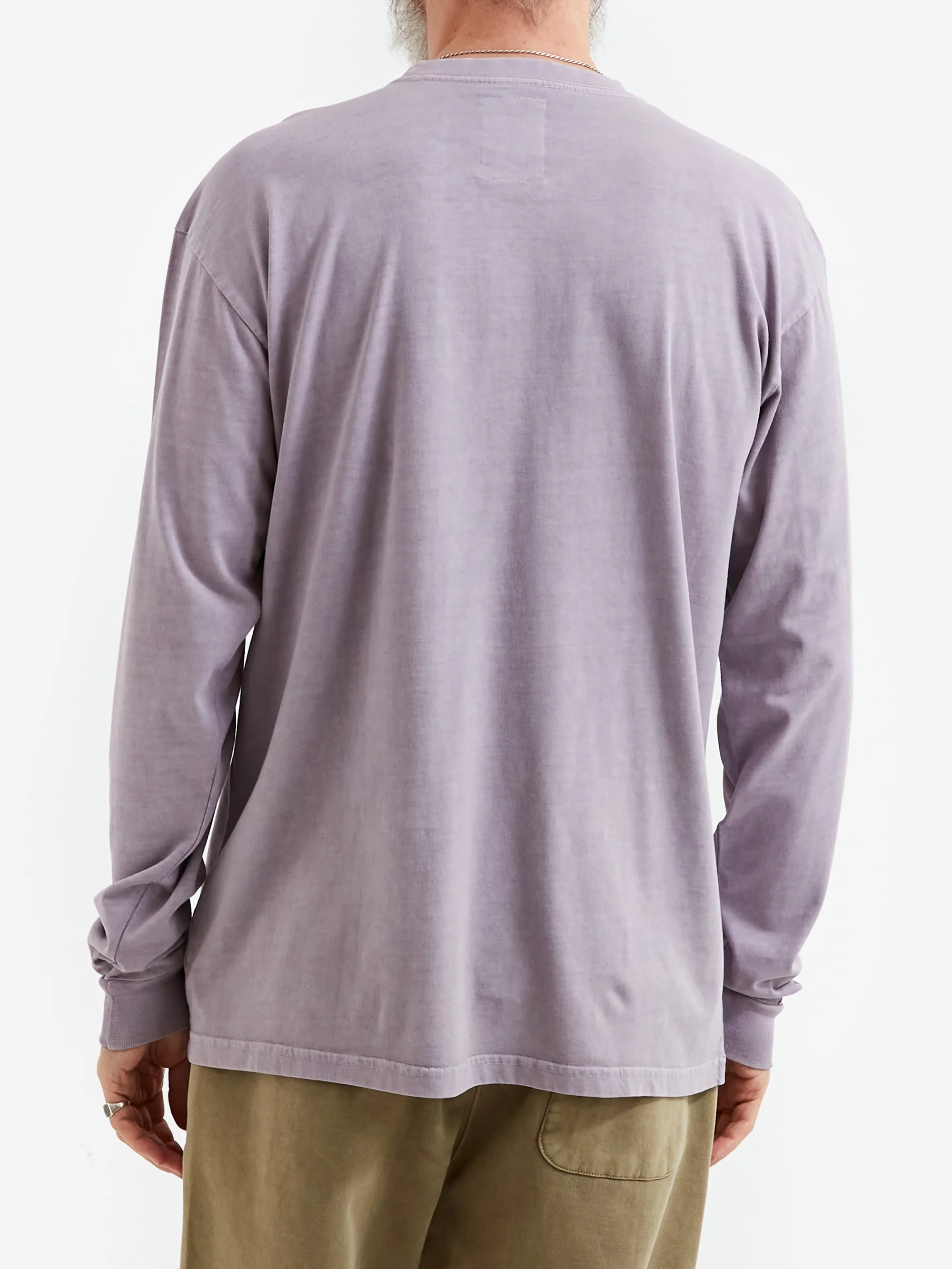 Goodhood Worldwide Psychonaut Long Sleeve T-Shirt - Keepsake Lilac - Image 6