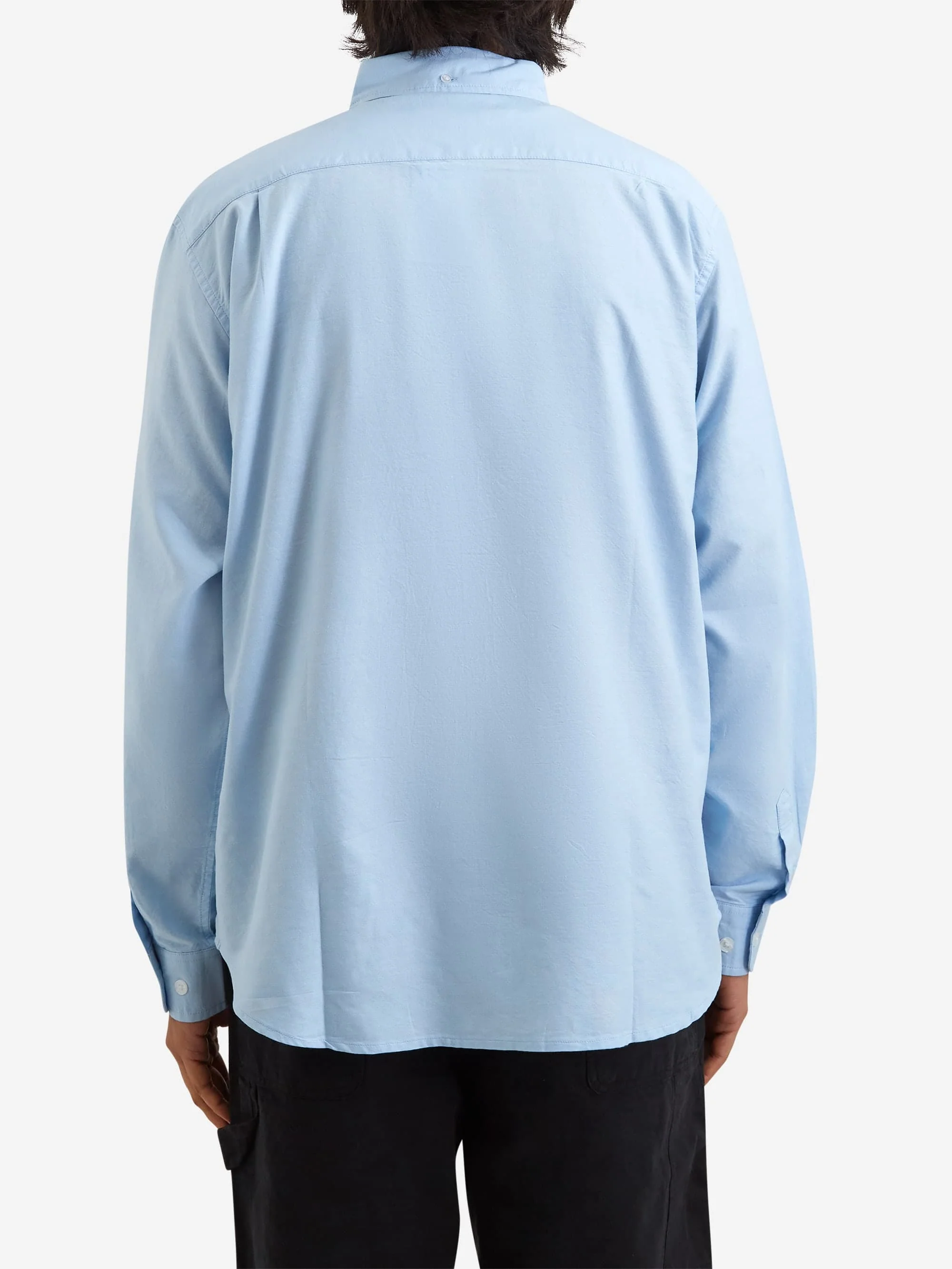 Goodhood Worldwide Oxford Shirt - Blue - Image 7