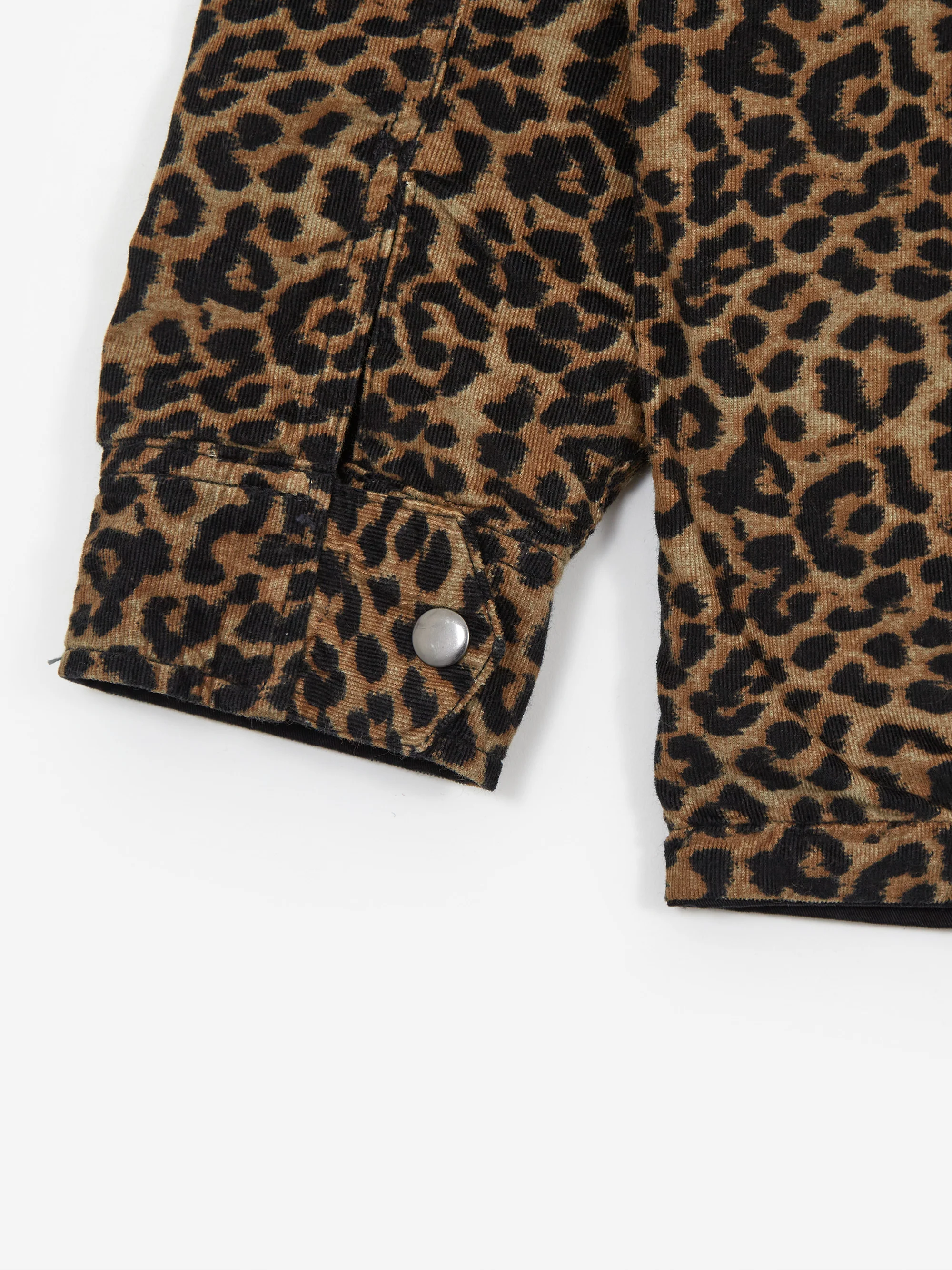 Goodhood Worldwide Reversible Mechanic Jacket - Black Leopard - Image 10