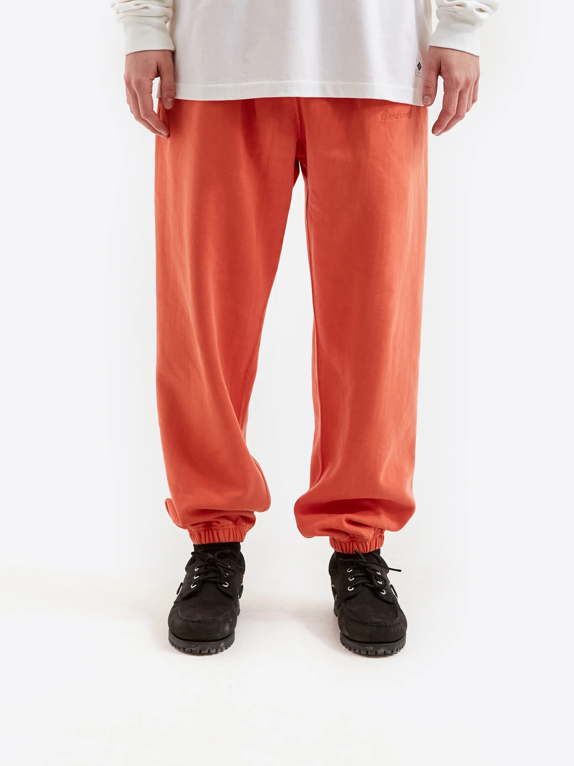 Goodhood Worldwide Script Sweatpant - Grenadine - Image 2