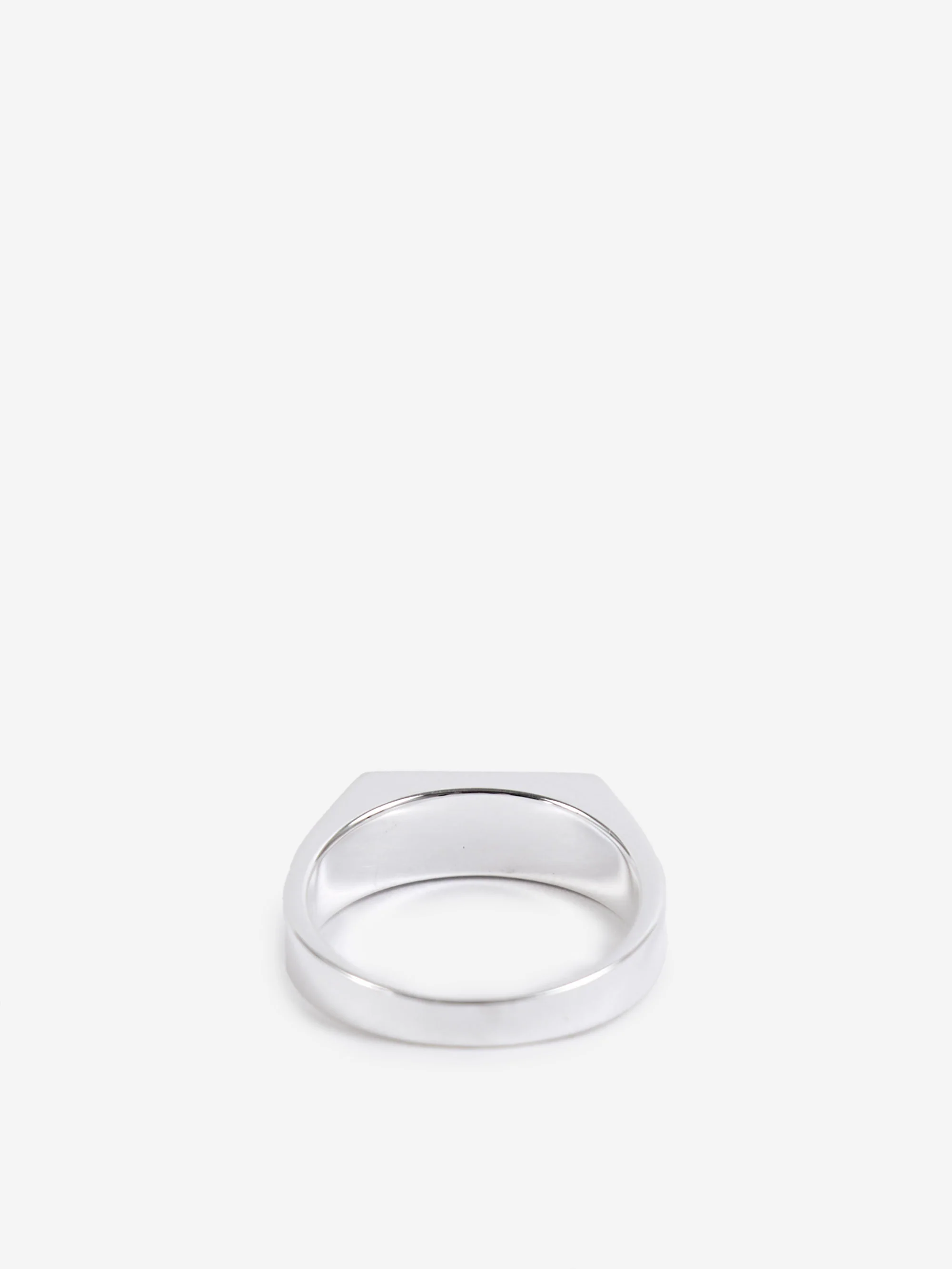 Goodhood Worldwide Sterling Silver Narrow Signet Ring - Image 6