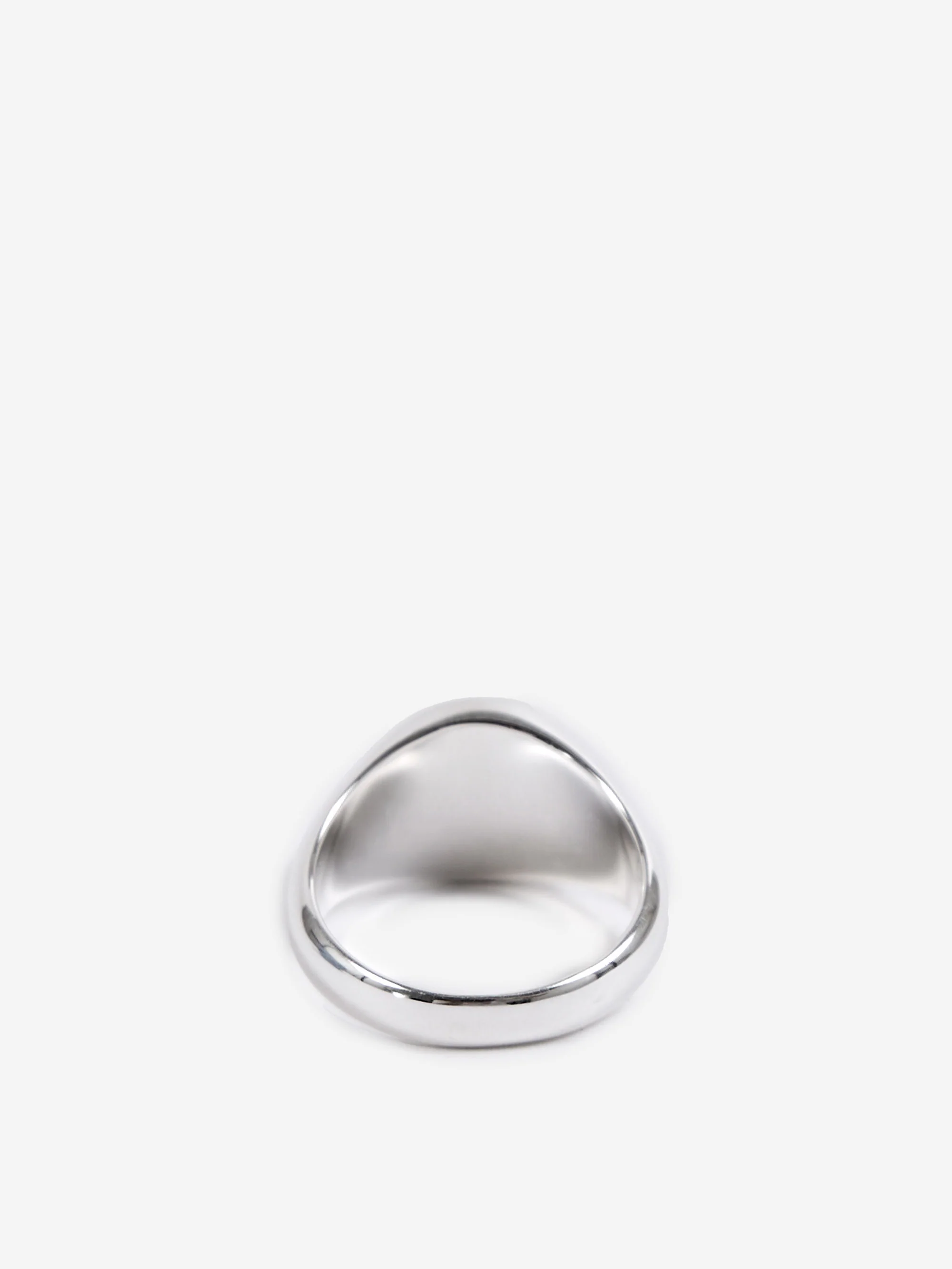 Goodhood Worldwide Sterling Silver Round Signet Ring - Image 6