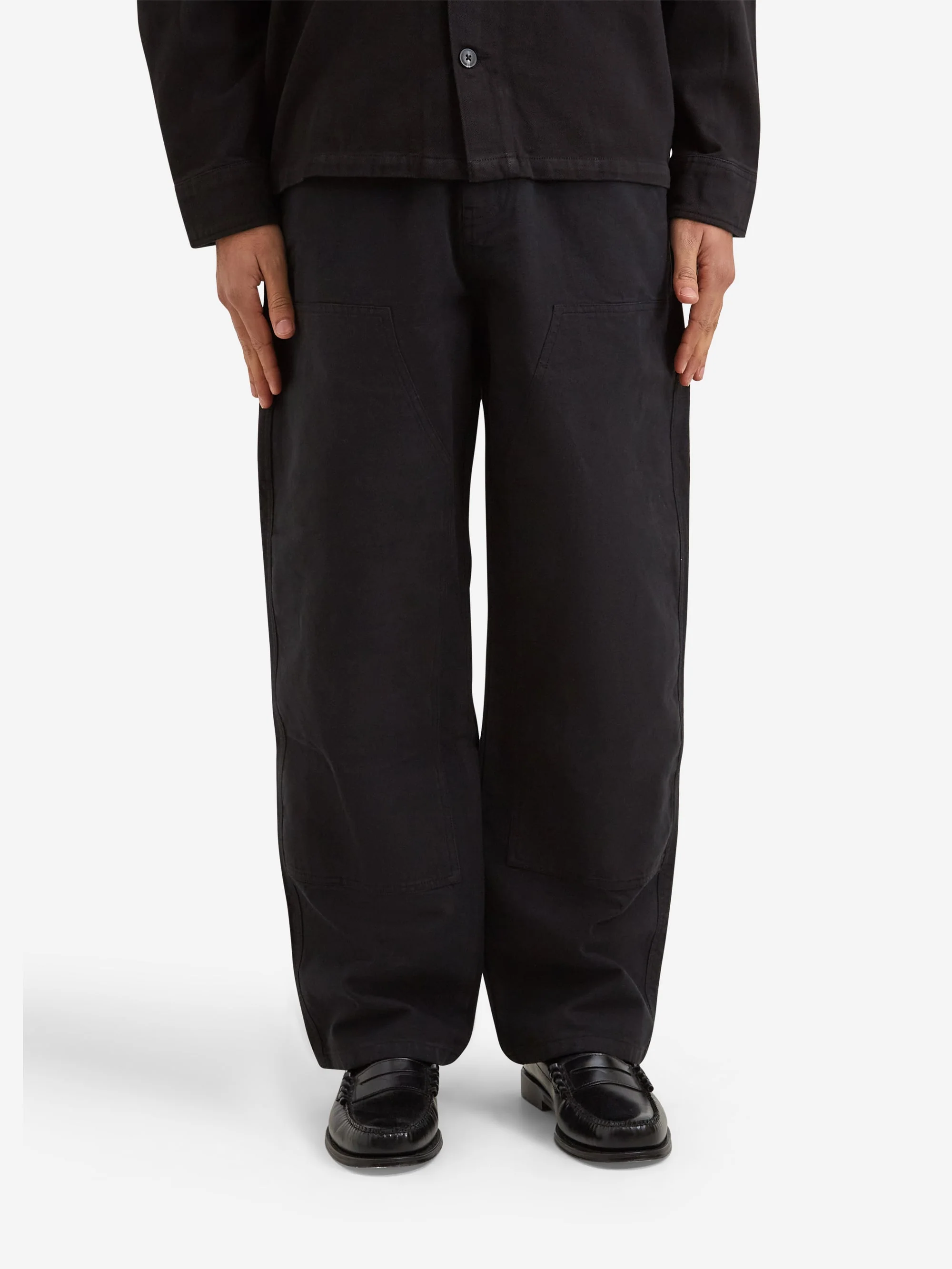 Goodhood Worldwide Street Pant - Faded Black - Image 2