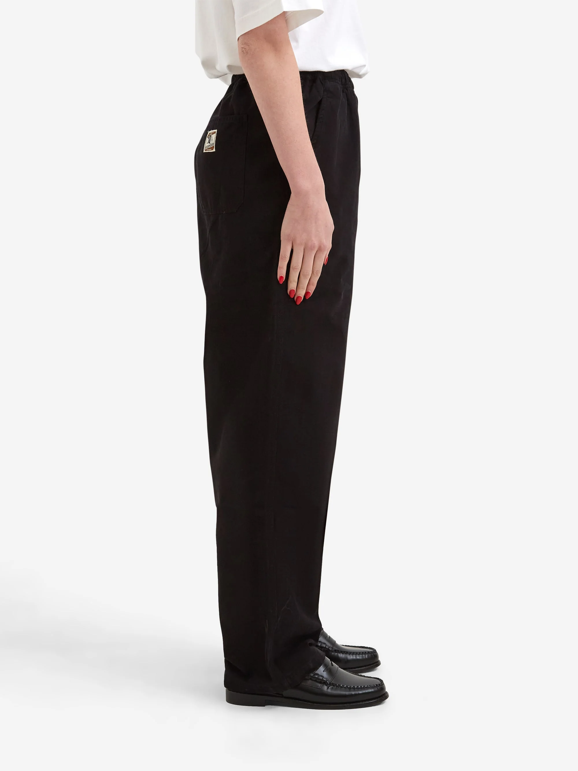 Goodhood Worldwide Street Pant - Faded Black - Image 6