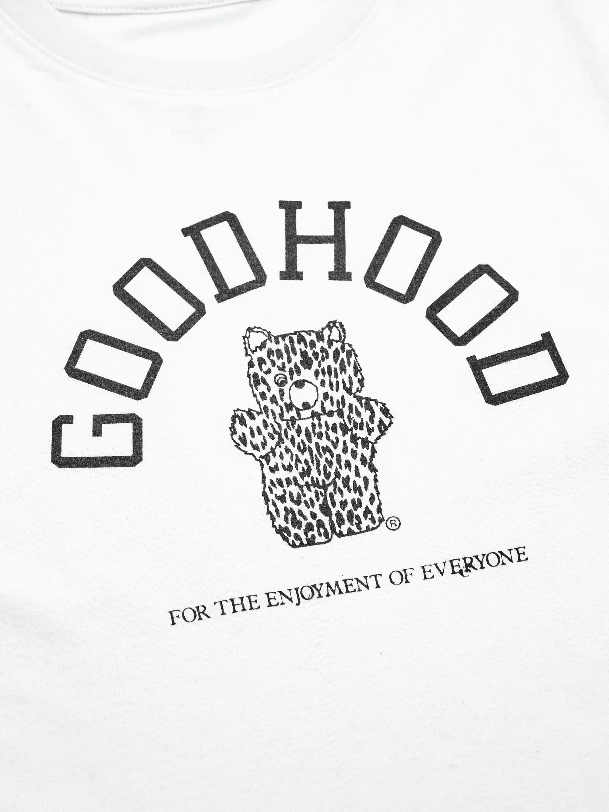 Goodhood Worldwide Teddy T-Shirt - White - Image 4