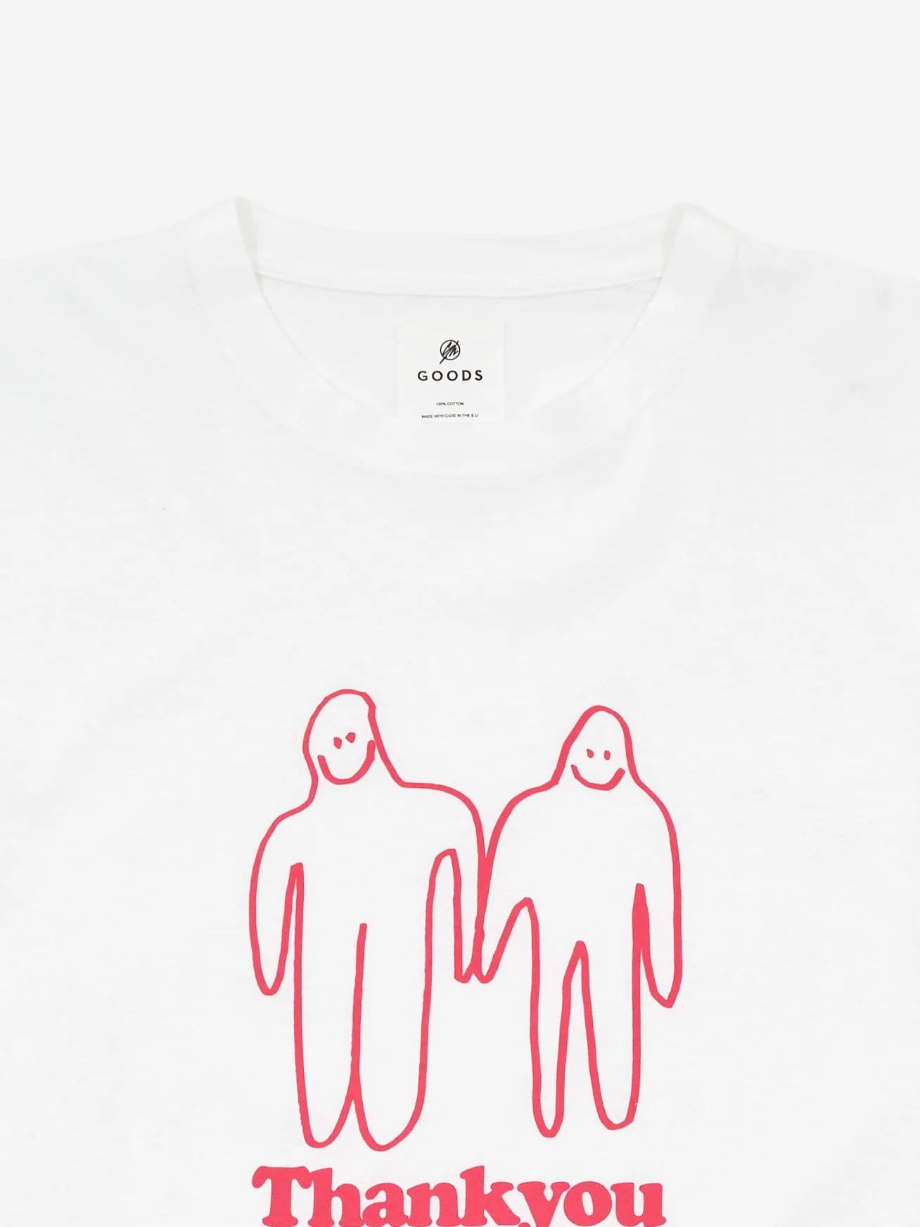 Goodhood Worldwide Thank You Short Sleeve T-Shirt - White - Image 2