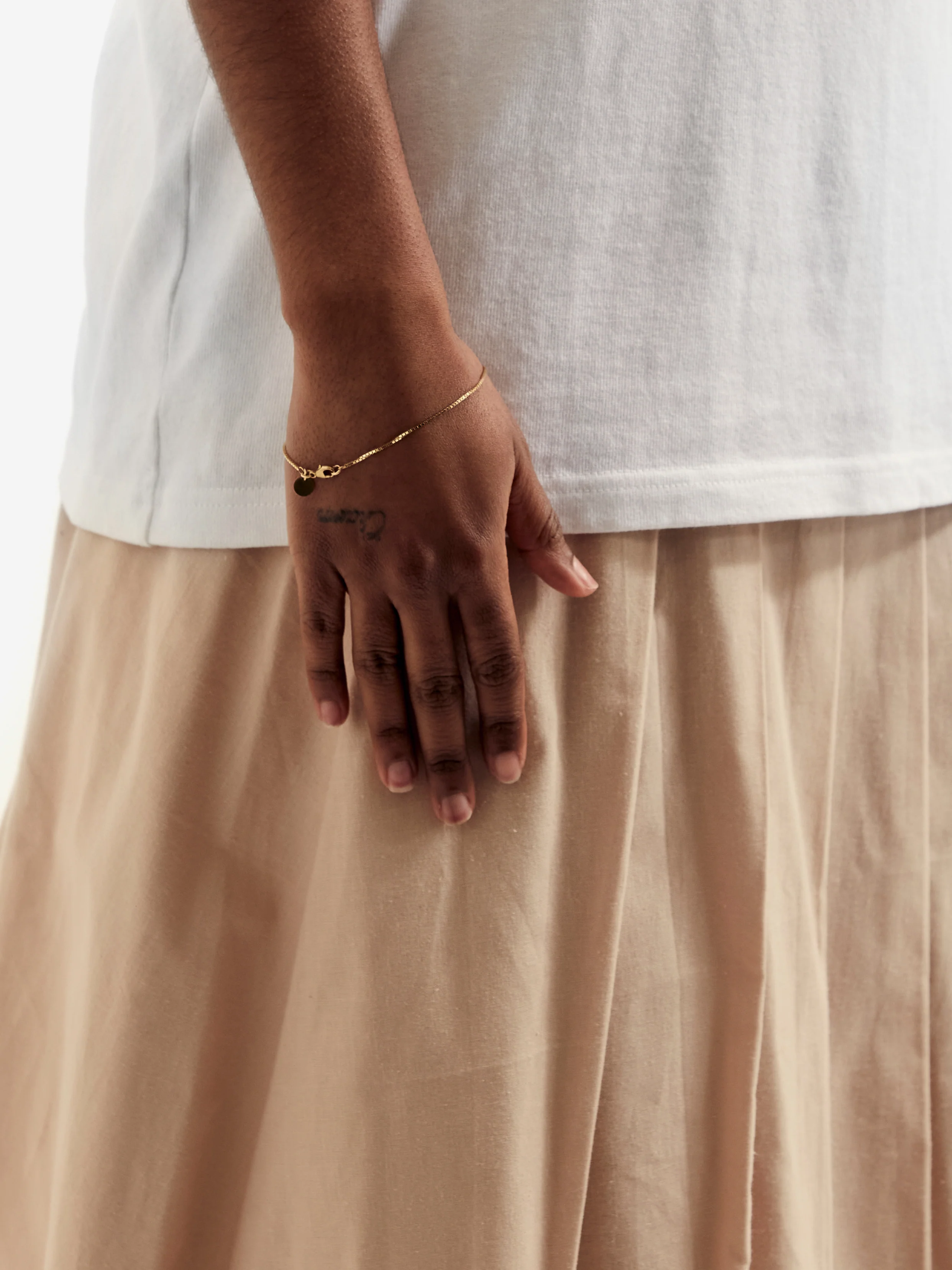 Goodhood Worldwide Venetion Bracelet Yellow 9ct Gold - 19cm - Image 3