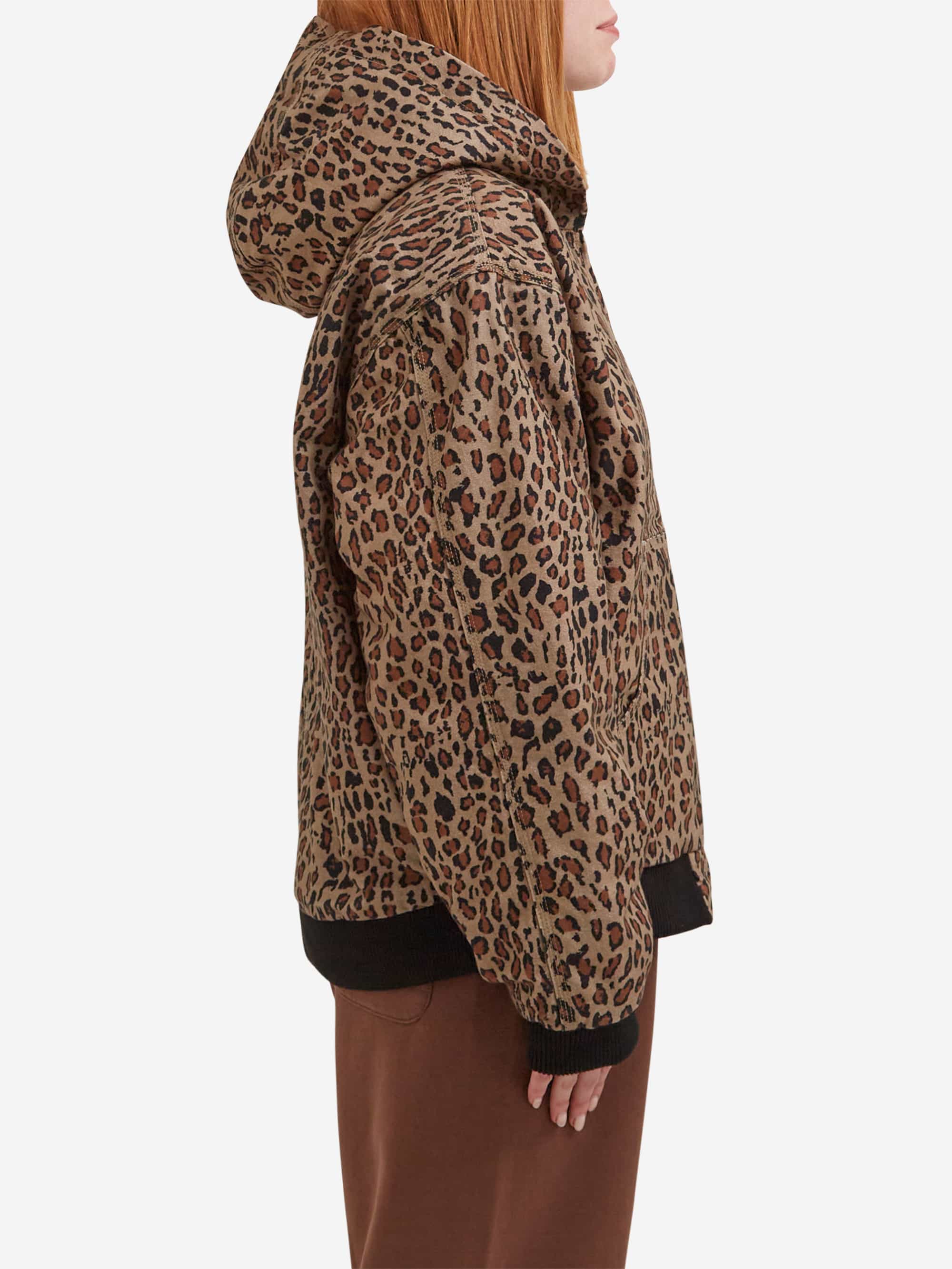 Goodhood Worldwide Warriors Hooded Coat - Leopard - Image 11
