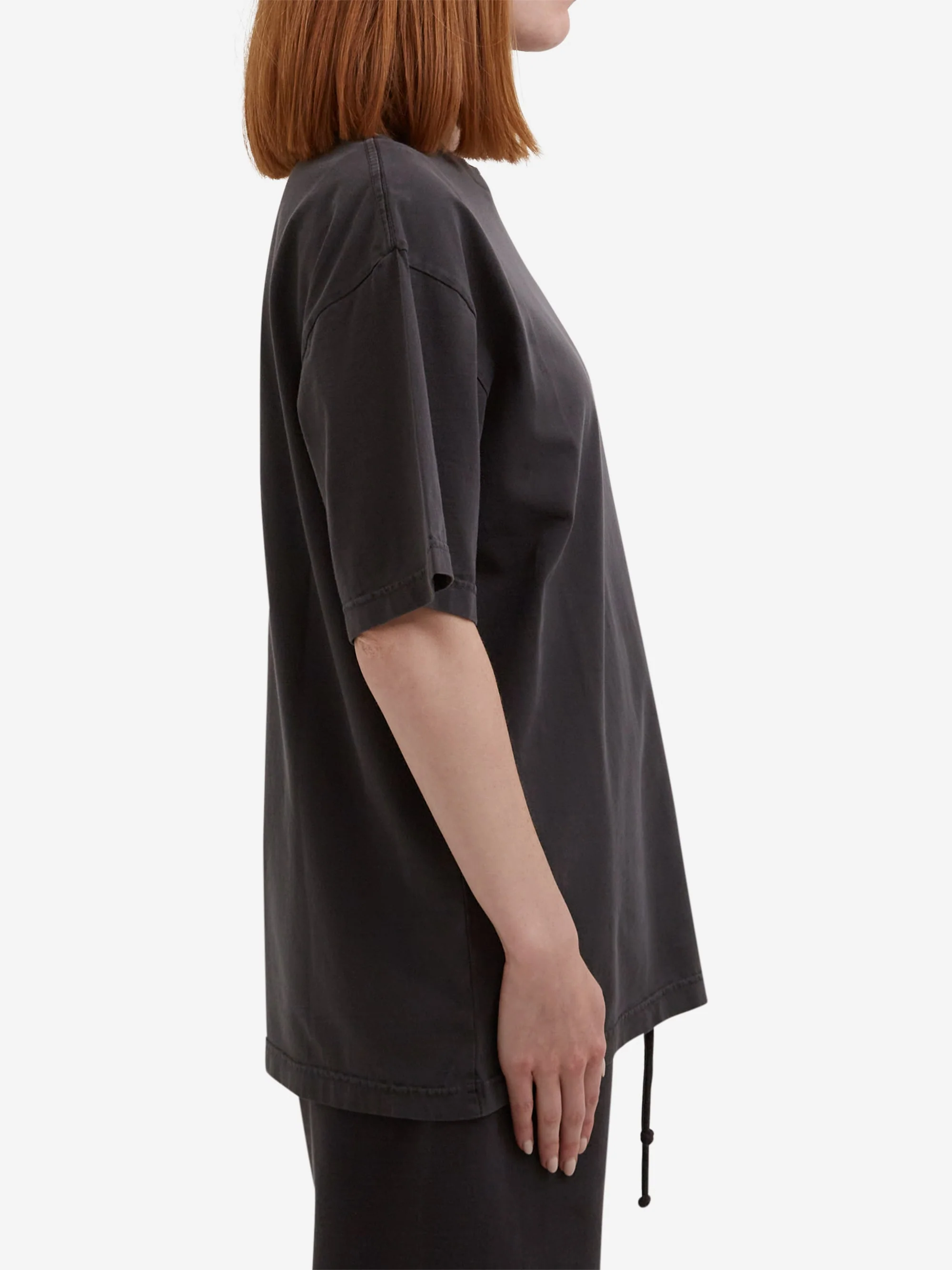 Goodhood Worldwide Washed Yologo T-Shirt - Faded Black - Image 7